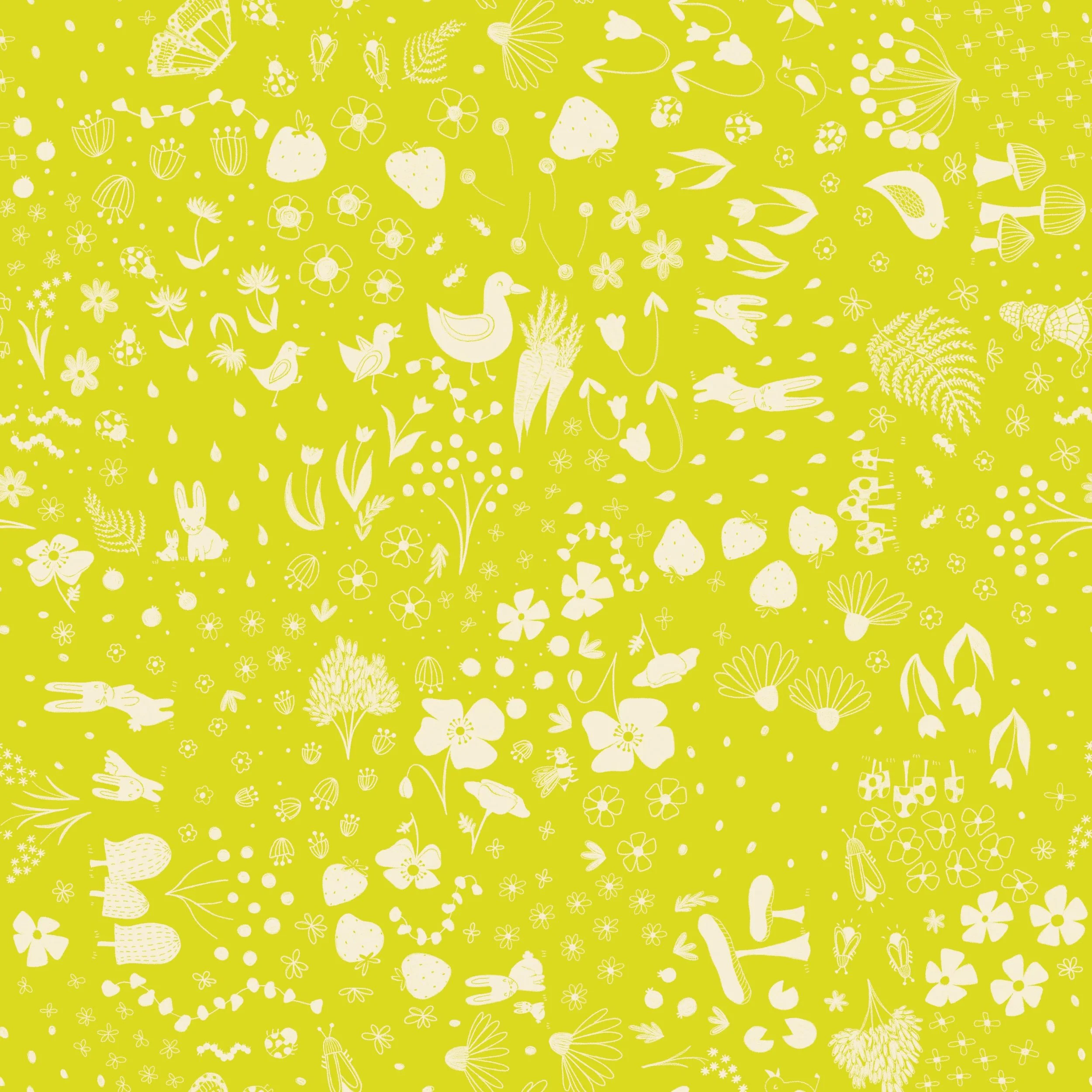 AR25-PA32 - Springtime - Cream on Lime - 10x10 - Swatch - lowres.jpg