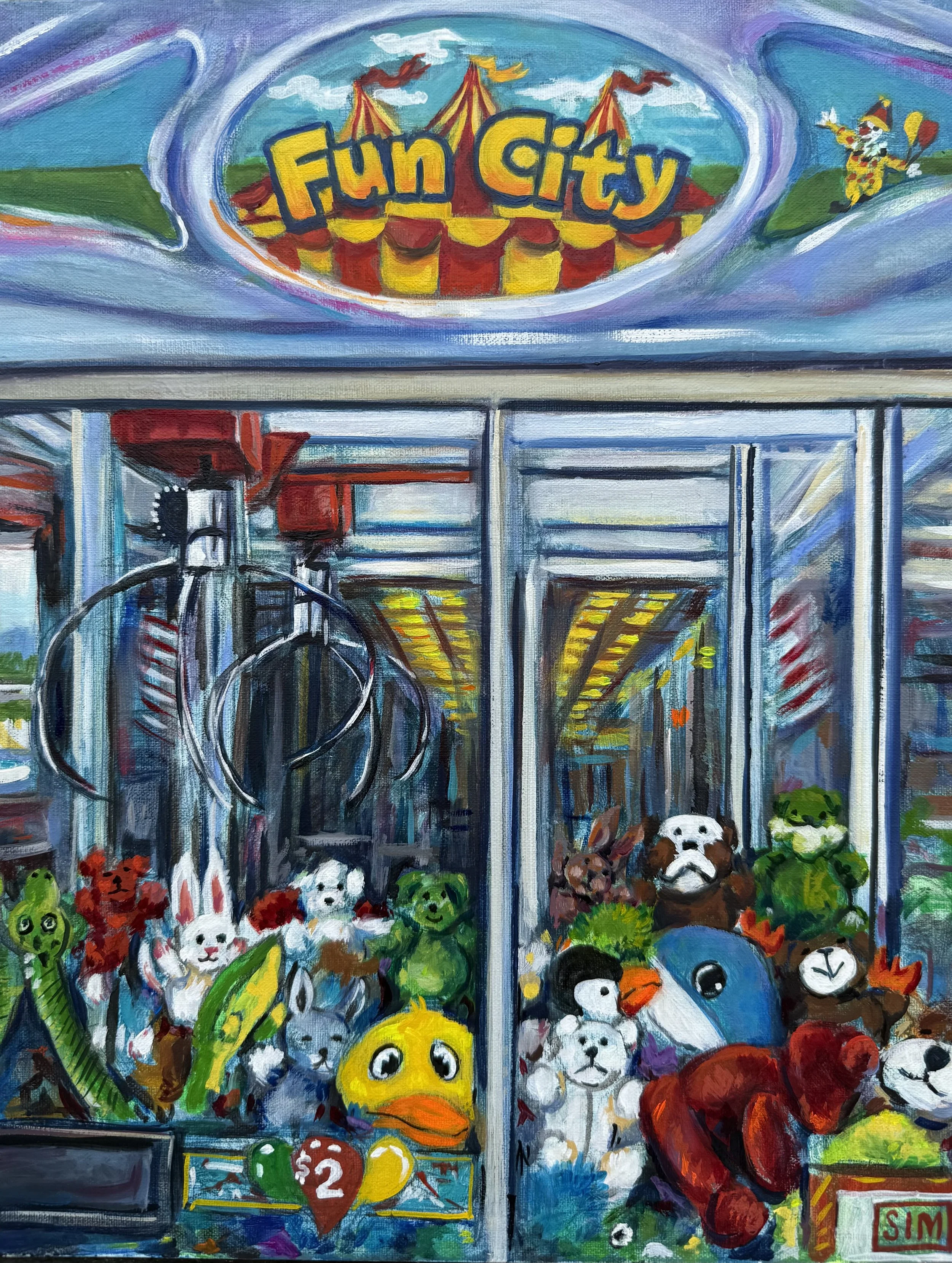 Fun City 12x16 oil on linen panel