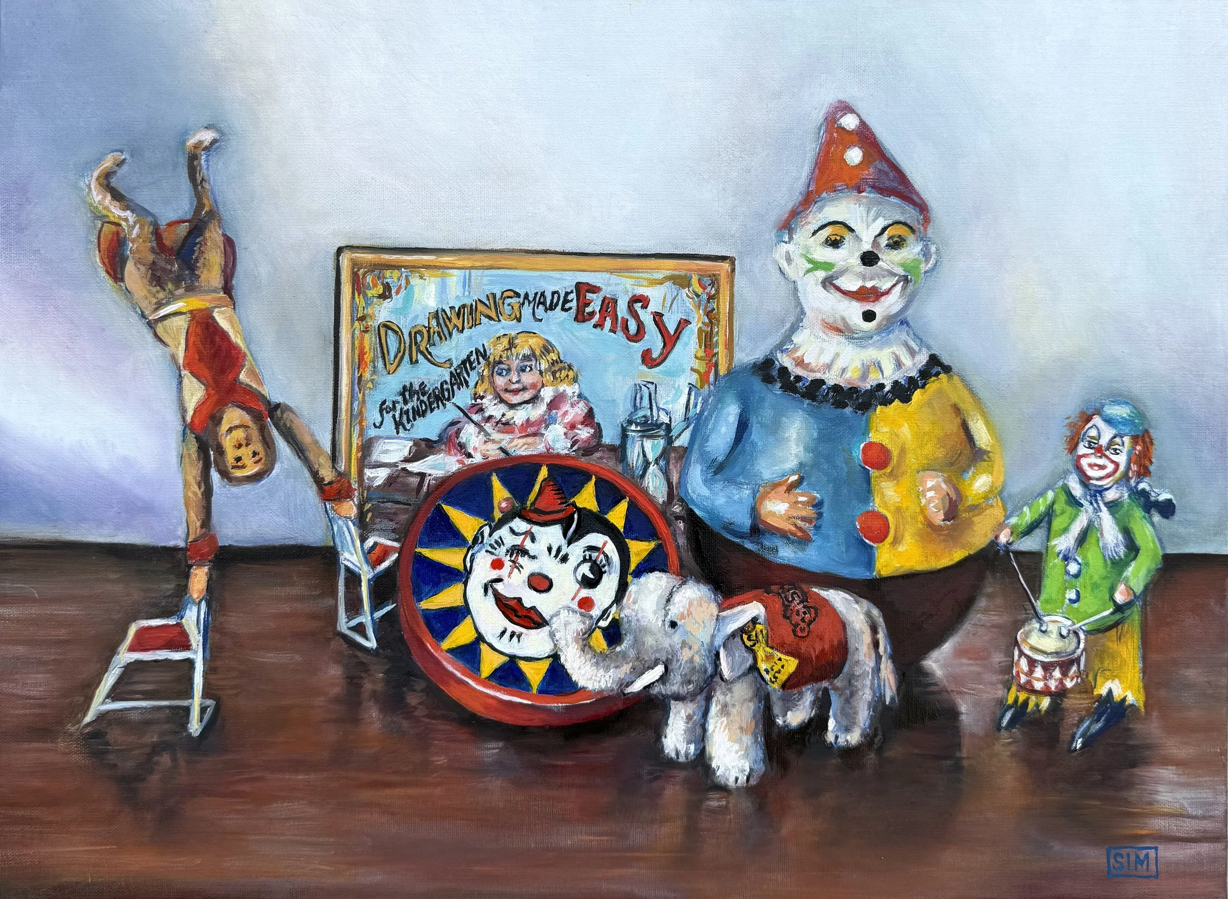 Do We Amuse You? 16x12 oil on linen panel