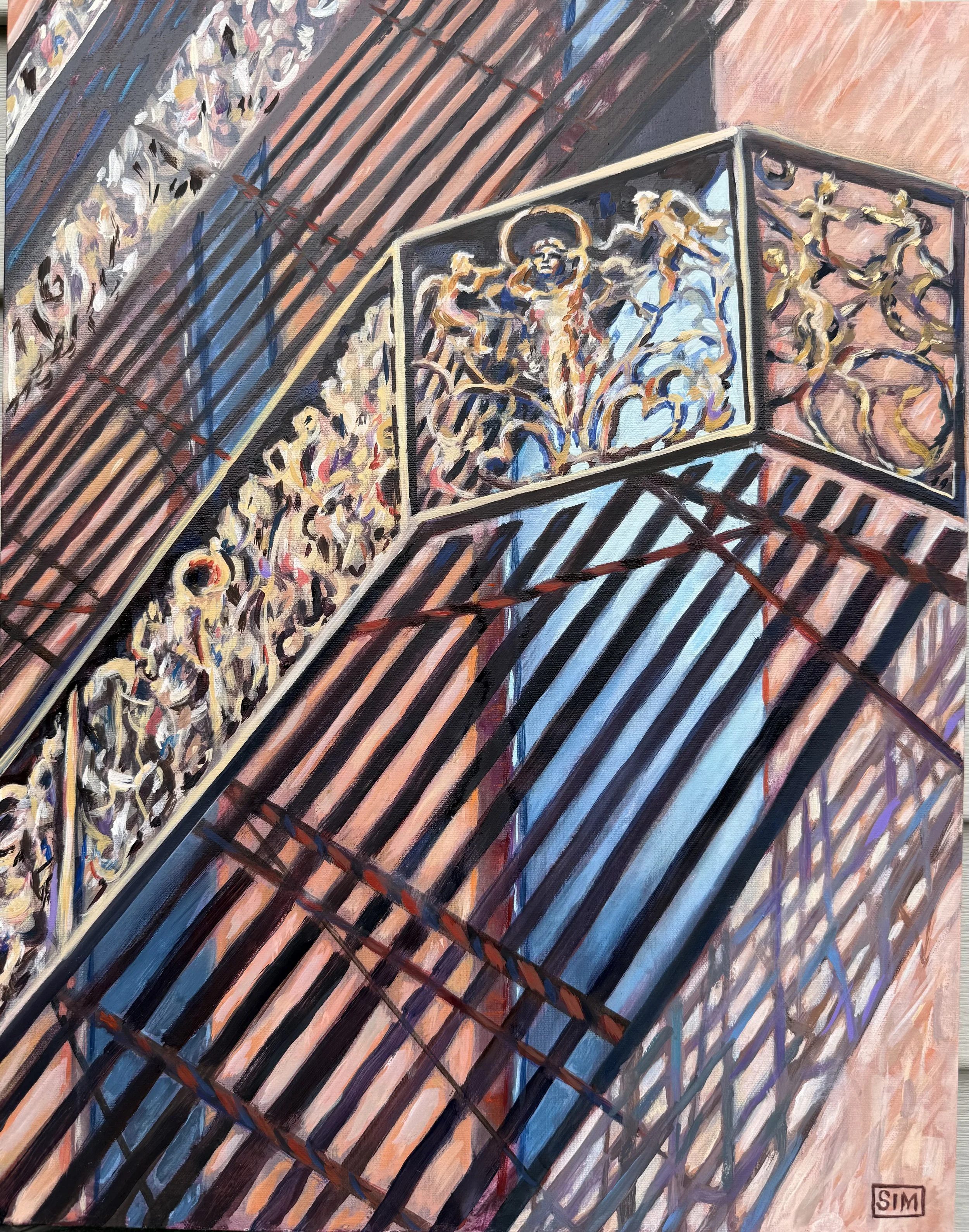 Fractured Illumination 14x18 oil on linen panel