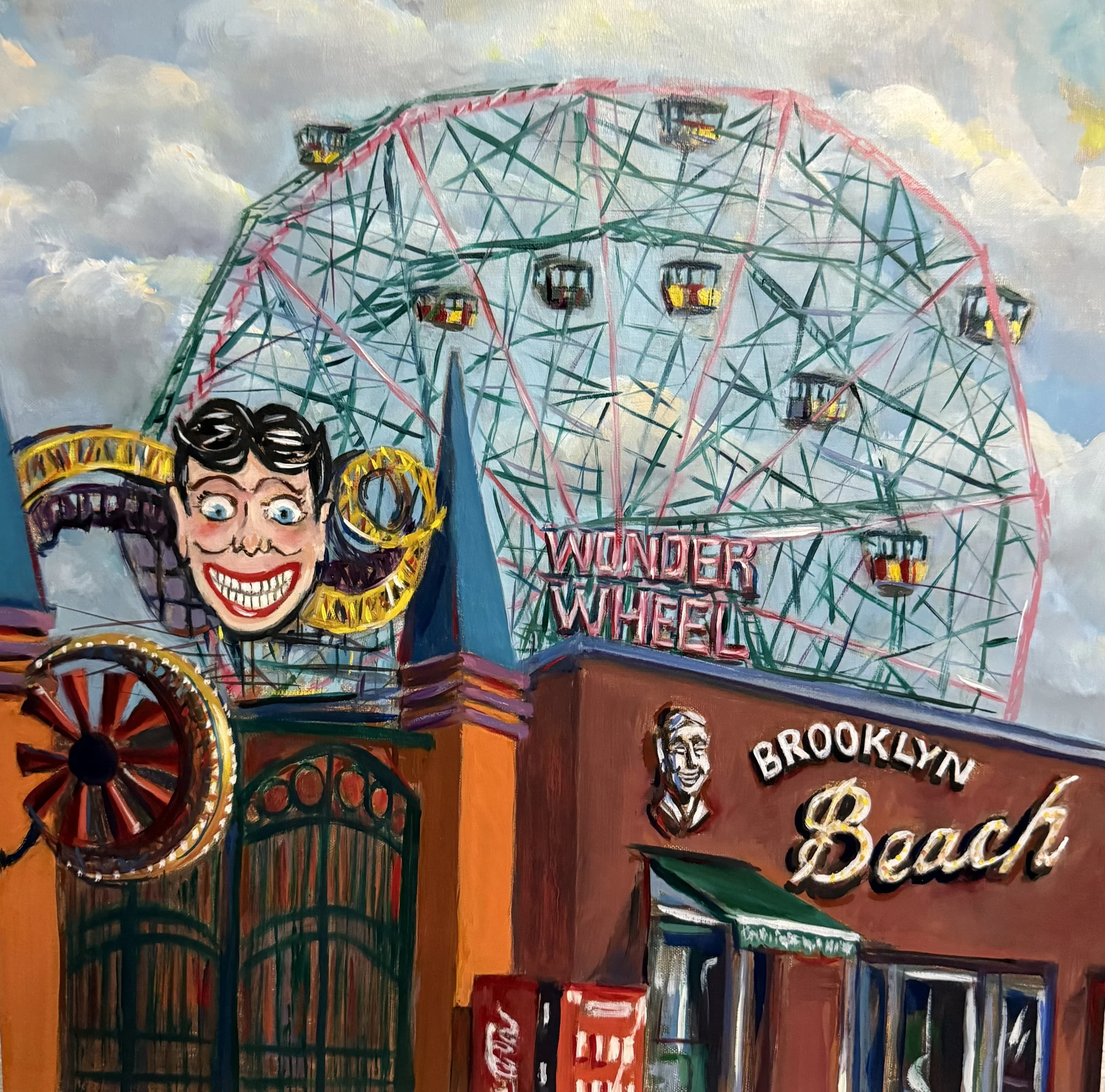 Vintage Summer 16x16 oil on linen panel