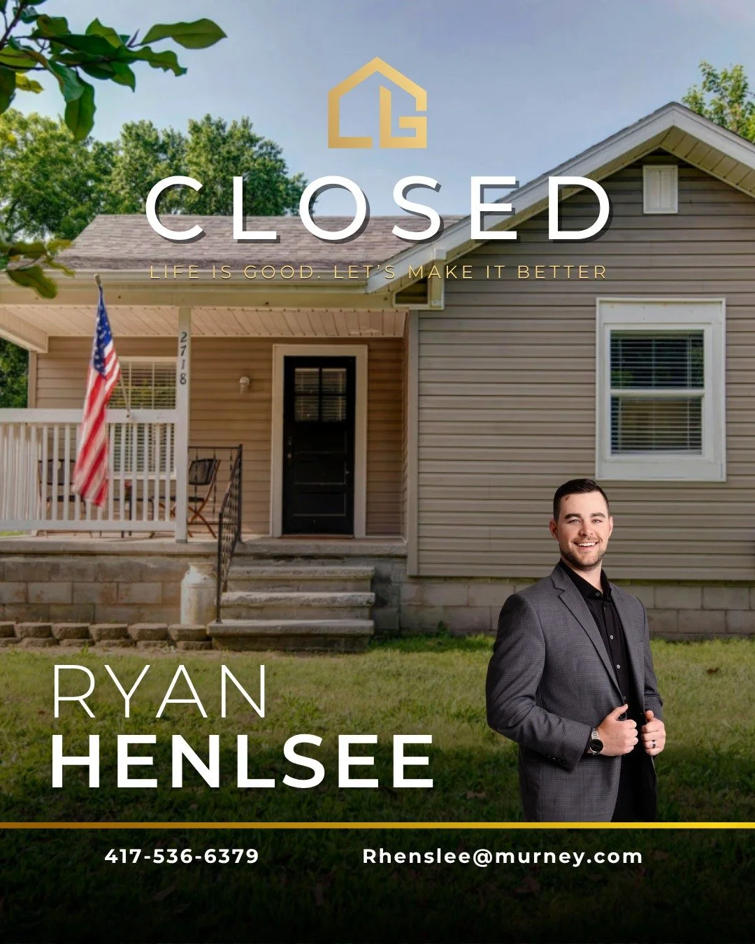 Happy Closing Day!! 

#417Realtor #SpringfieldMO #MissouriRealtor #417RealEstate #RealEstateTeam