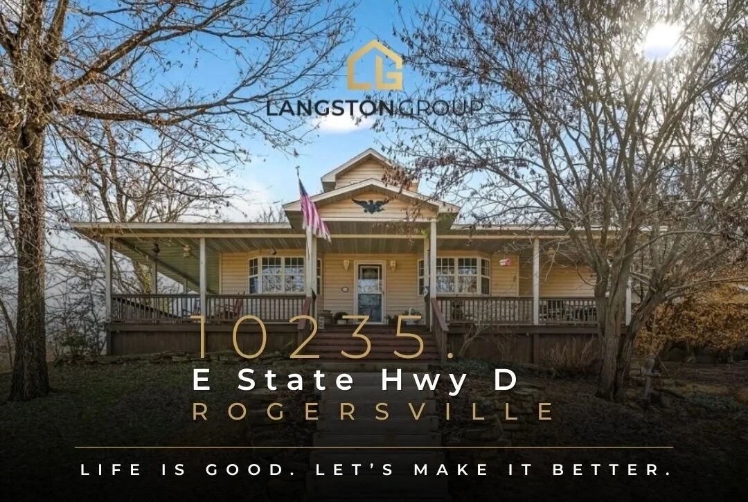 Just minutes from Rogersville, 10235 State Highway D offers 67 acres of meadow, timber, natural springs, a pond, and a beautifully rebuilt 1920 farmhouse.

With two shops, full fencing, utilities throughout, and a recent appraisal showing incredible 