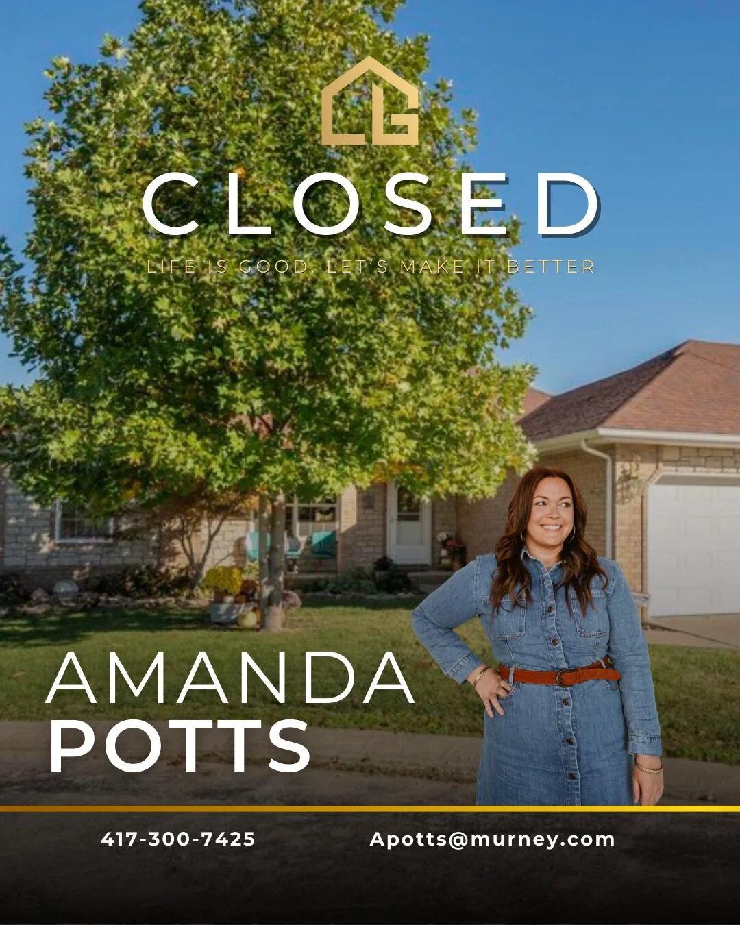 Happy Closing Day!! 🎉 Congratulations to Amanda and her buyers!