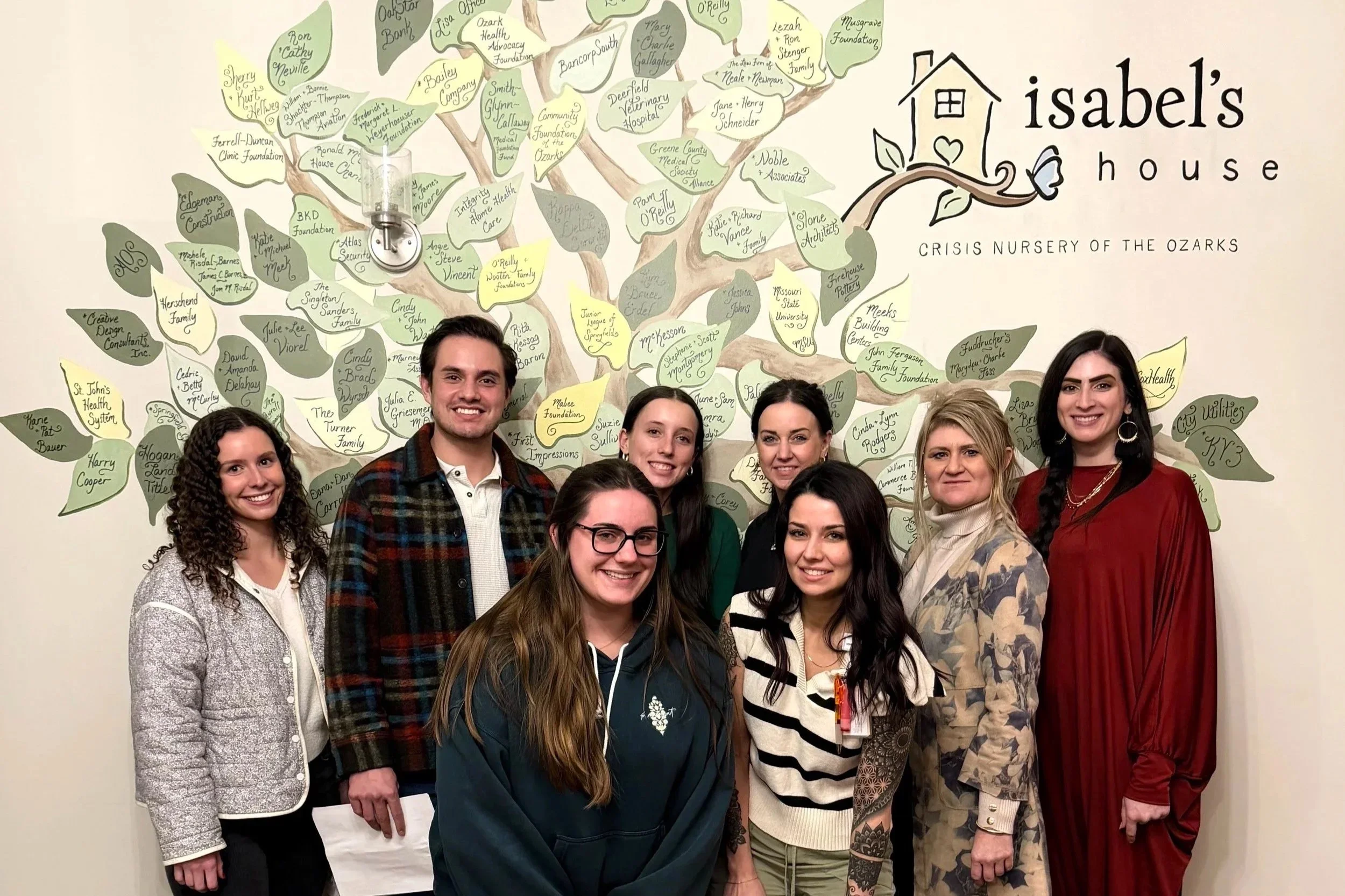 2026 Associate Board touring our facility.