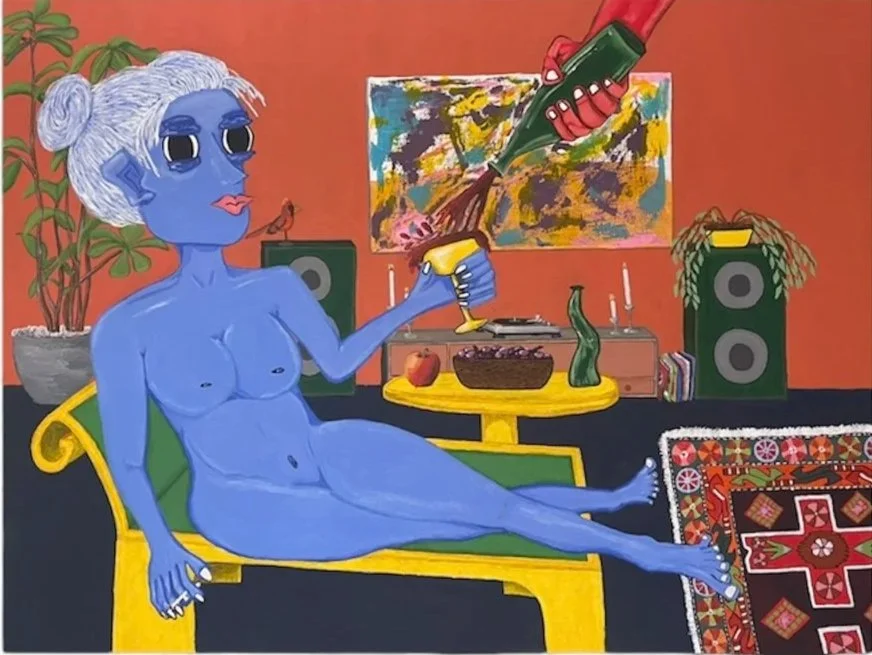Untitled,2022. Acrylic/Canvas 36 Inches by 48 Inches 