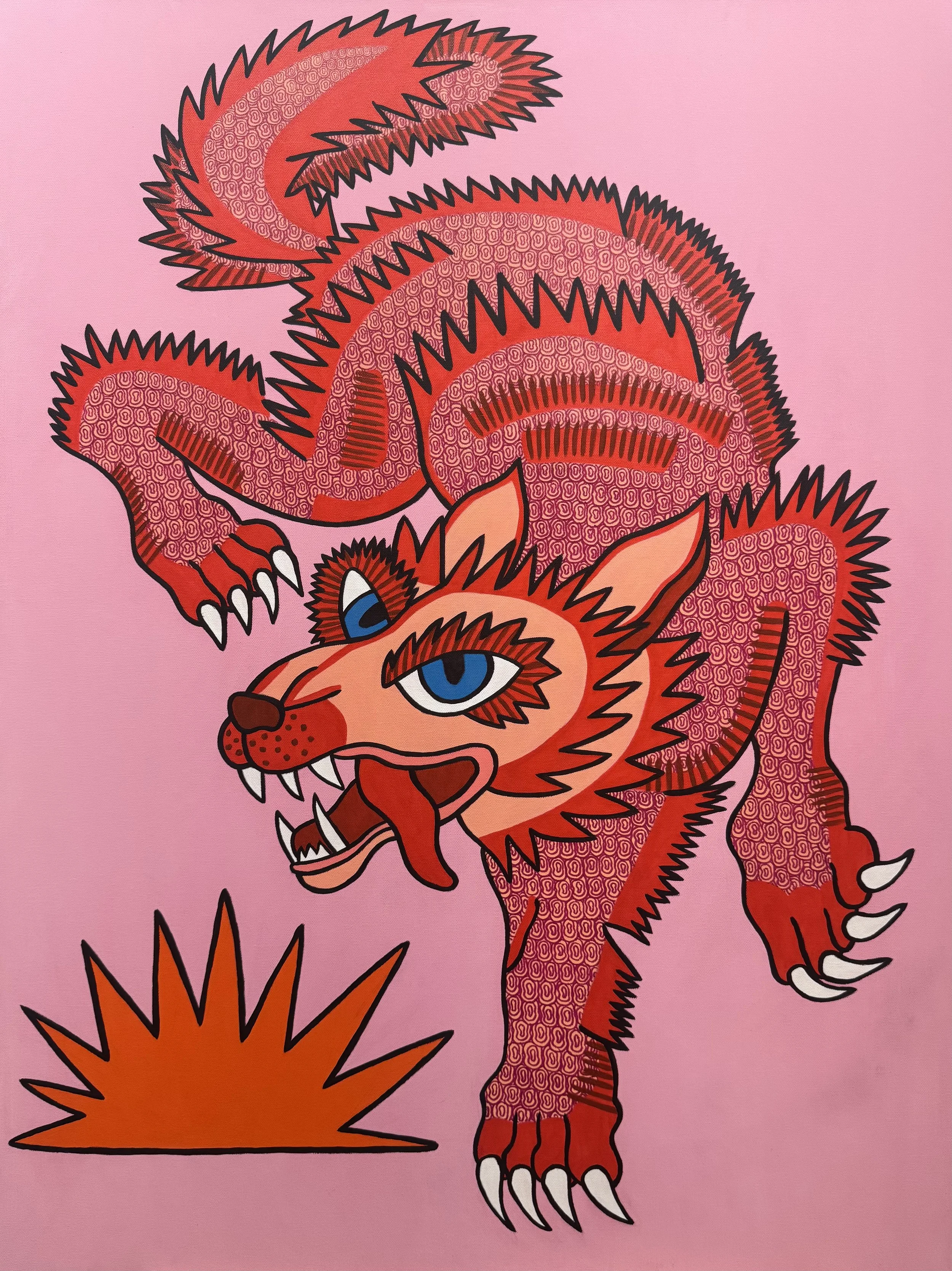 Body Suit, 2026. Acrylic / Canvas 30 Inches by 40 Inches 
