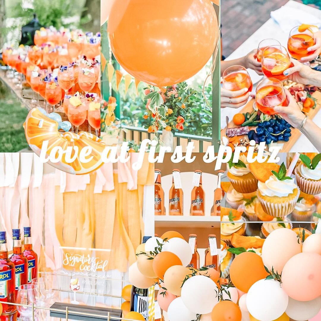 SPRITZ SEASON 🍹🍊⚡️ and there&rsquo;s no better way to celebrate than with a Love at First Spritz party 🧡

Swipe to see our Amazon picks and our new crewnecks, perfect for the occasion 🍹🤠

Link to our Etsy and Amazon storefront in bio! 

#thebach