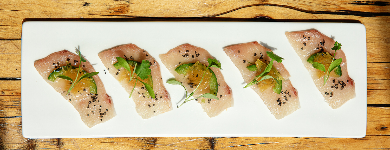 Hamachi Crudo : Ima Izakaya