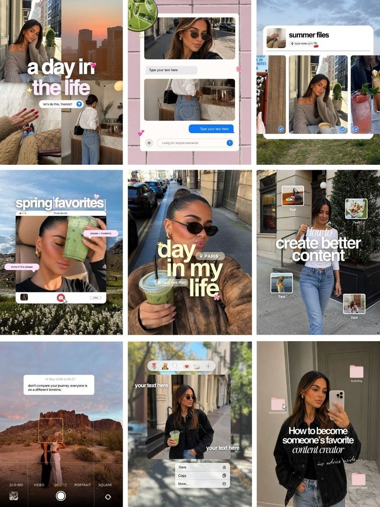 iOS Core Collection Canva templates