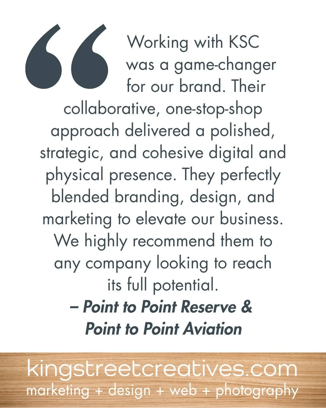 Couldn't have said it better;) thanks to our amazing client!

#clientexperience #kindwords #brand #creativestrategy #creativeservices