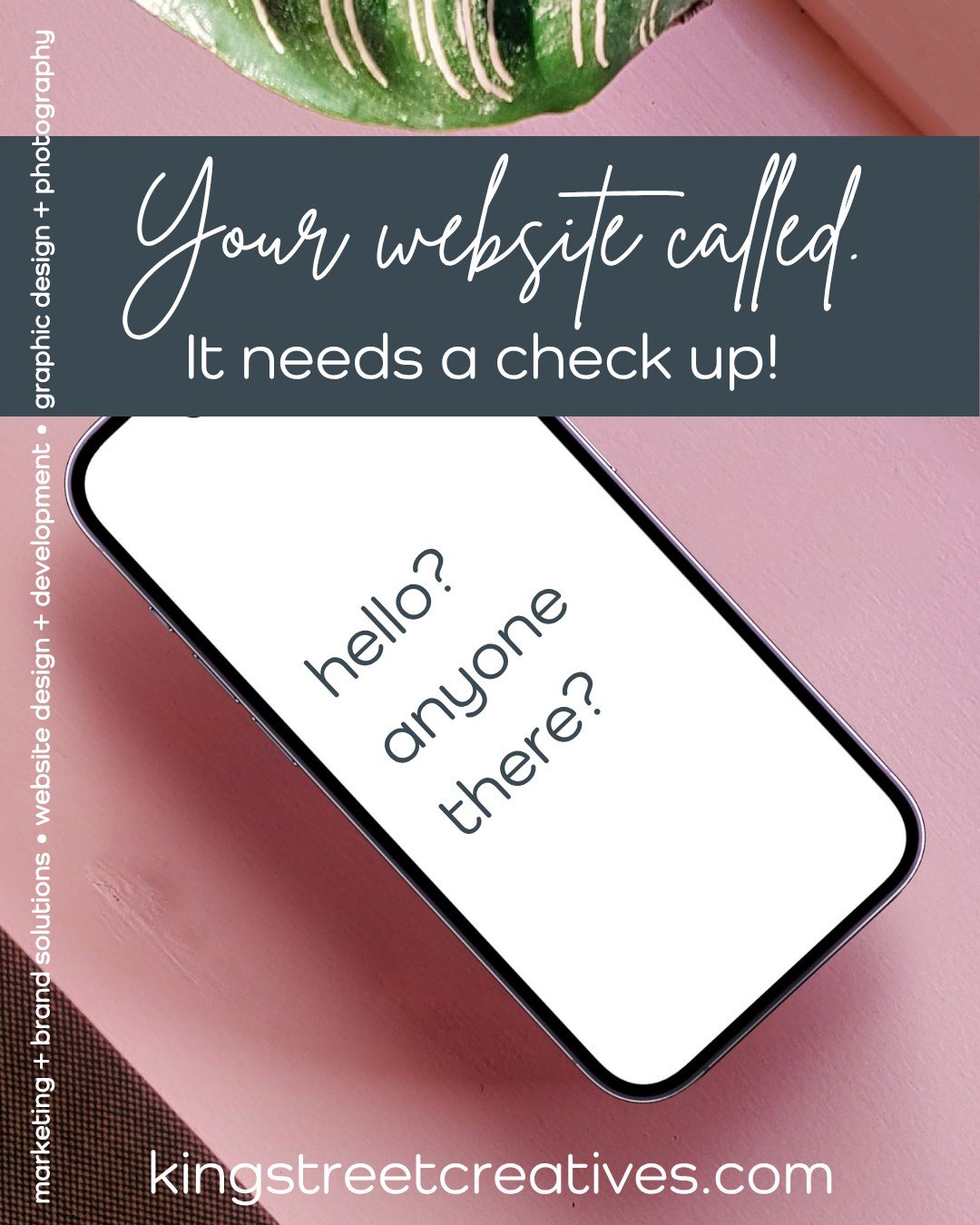 We know the signs&mdash; slow load times, outdated content, broken links. 
Our maintenance plans keep your site secure, running smoothly, and performing at its best. 

Reach out to learn more! 
Email: hello@kingstreetcreatives.com

#creativeservices 