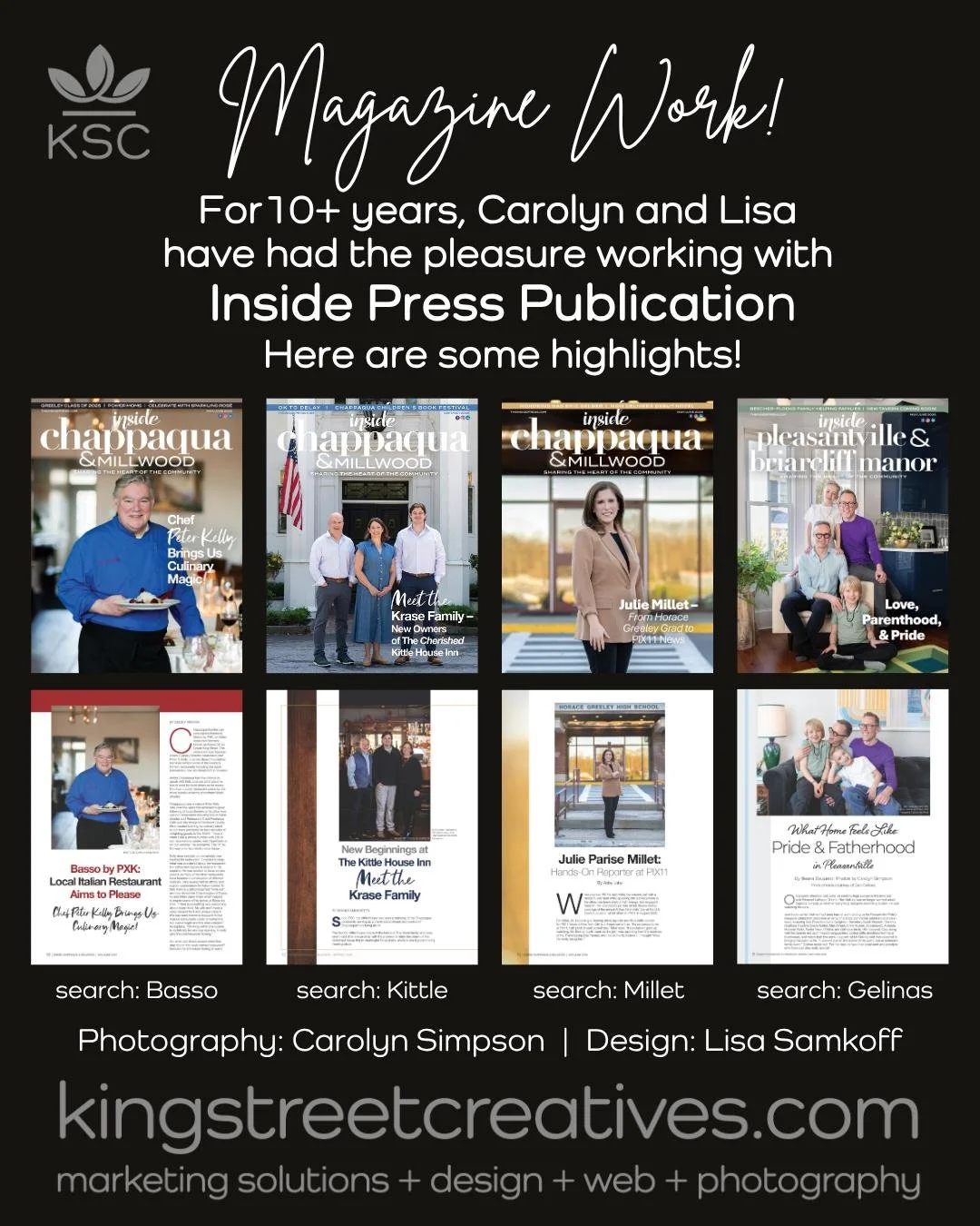 Putting your brand in print&mdash;and standing out.

Schedule time with us and let's talk goals, ideas, and all the fun stuff we can create.

#creativeservices #branddesign #addesign #photography #editorialphotography
