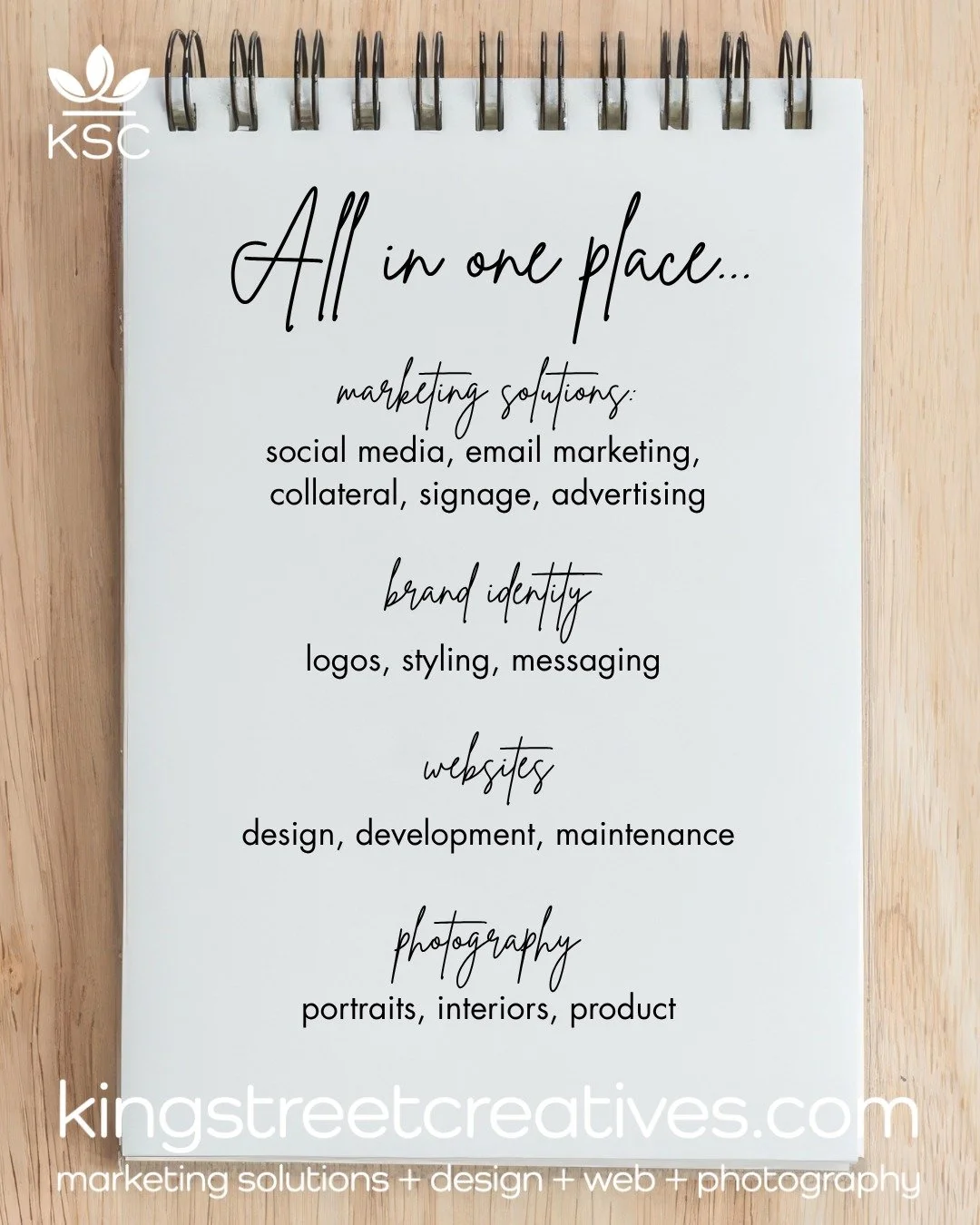 September has that back-to-business energy.

It&rsquo;s a great time to take a fresh look at your marketing. 

Is your brand telling the right story? Is your website working hard enough? Are your print, social and digital materials all speaking the s