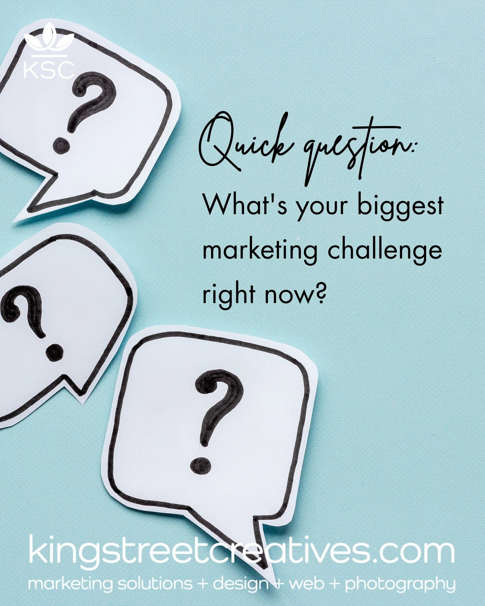 Wondering what to tackle first? Let&rsquo;s chat! 

Schedule a free 30 minute consultation and let&rsquo;s talk about what&rsquo;s working, what&rsquo;s not, and where you&rsquo;d like to go from here.

#creativeservices #marketingresults #designforb