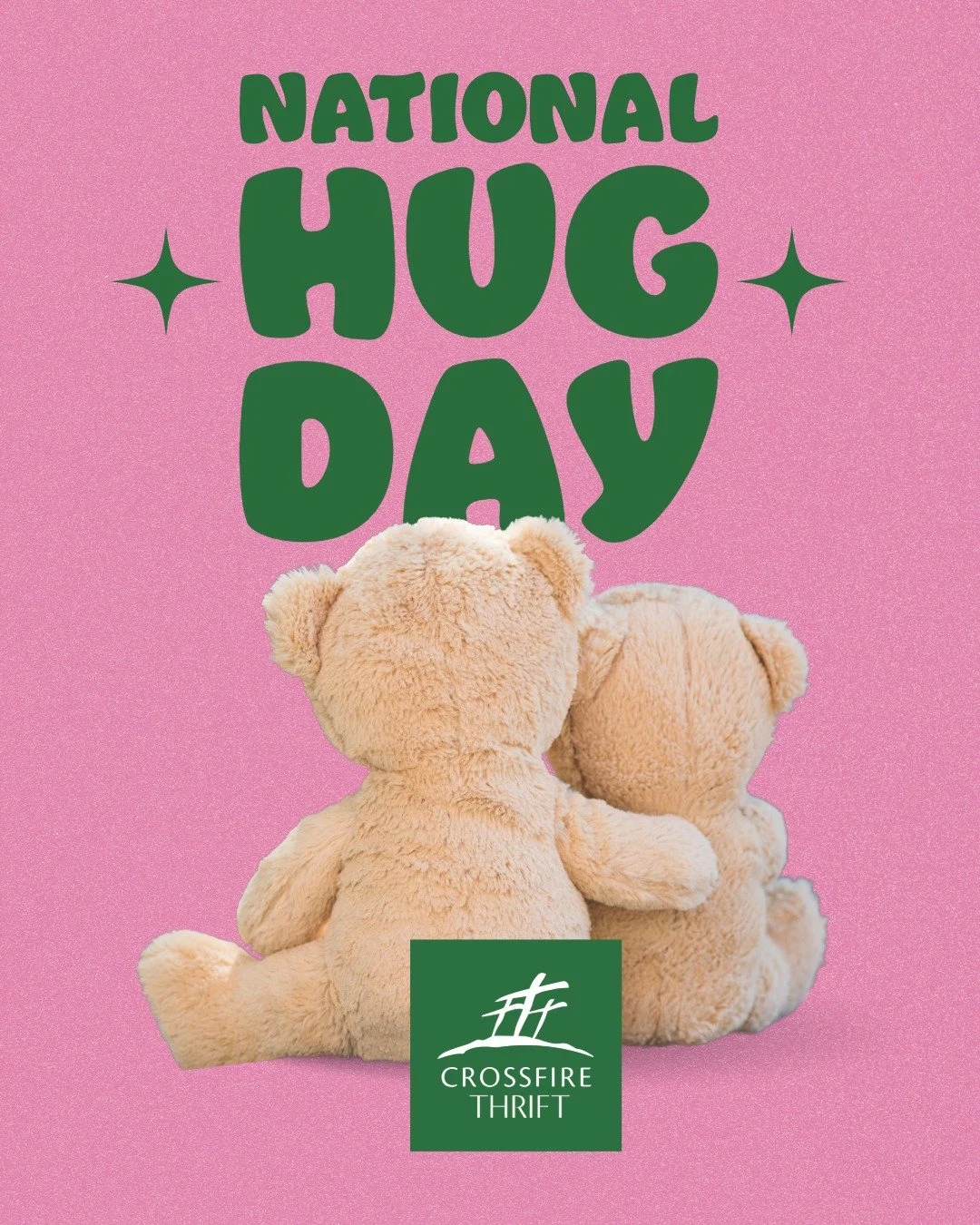 🤍 National Hug Day is Wednesday, January 21 🤍

At Crossfire Thrift, care shows up in many ways&mdash;listening, presence, and yes, a hug when it&rsquo;s asked for.

As we get closer to our grand opening, we&rsquo;re building more than a store. We&r