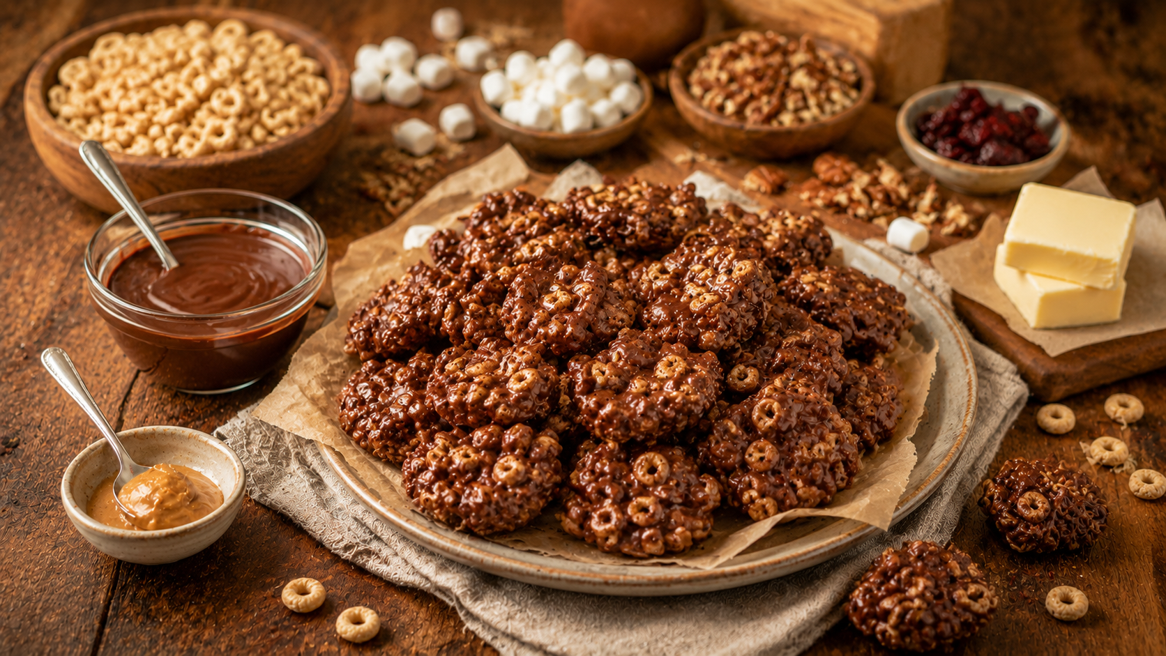 Heart to Table: Chocolate Cheerios Clusters