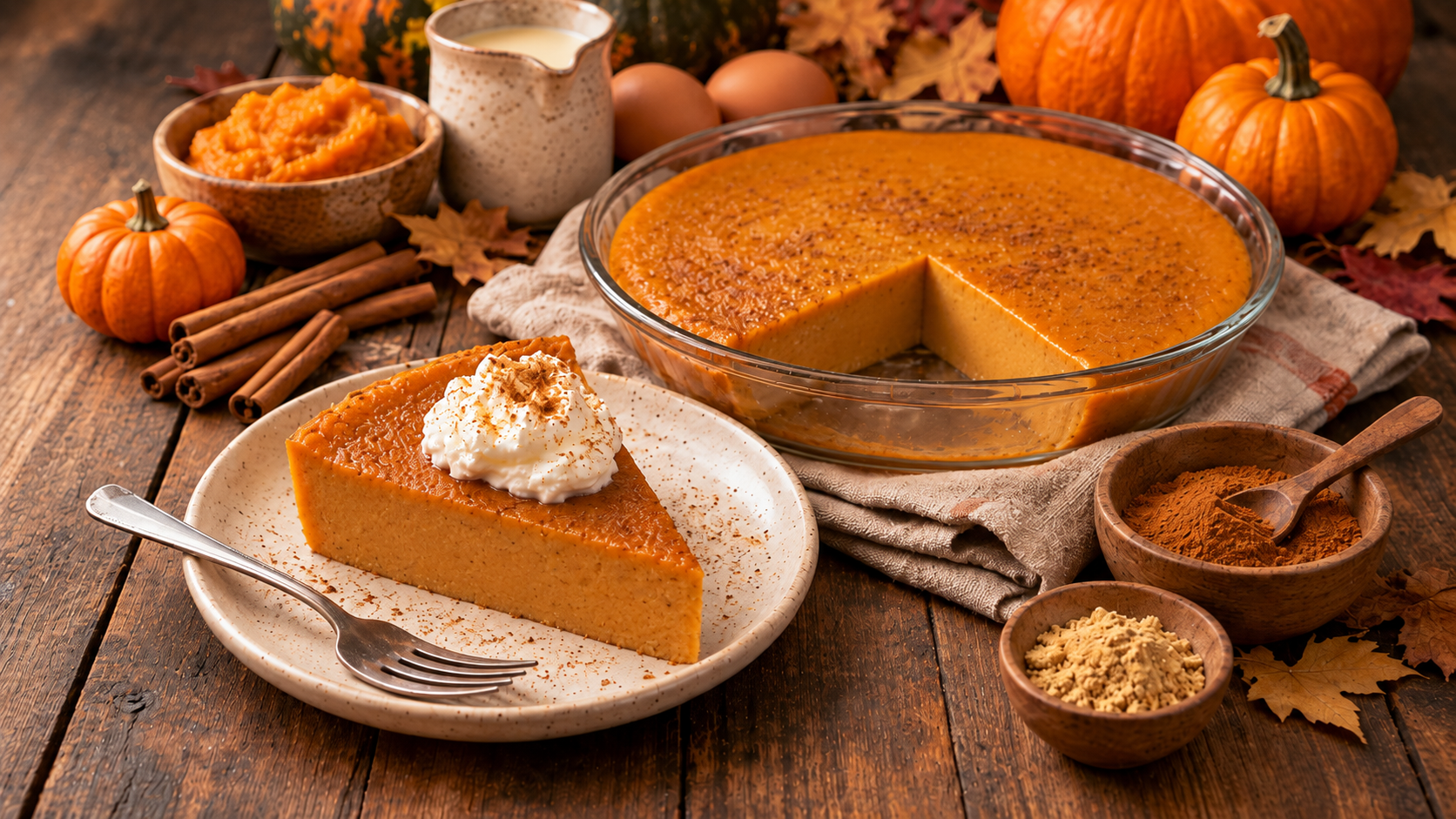 Heart to Table: Pumpkin/Squash No-Crust Pie