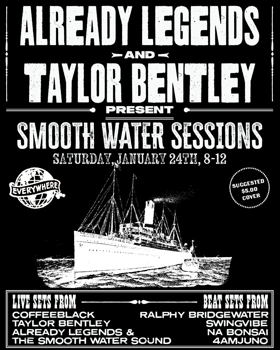 smooth water session jan 24th, 2026