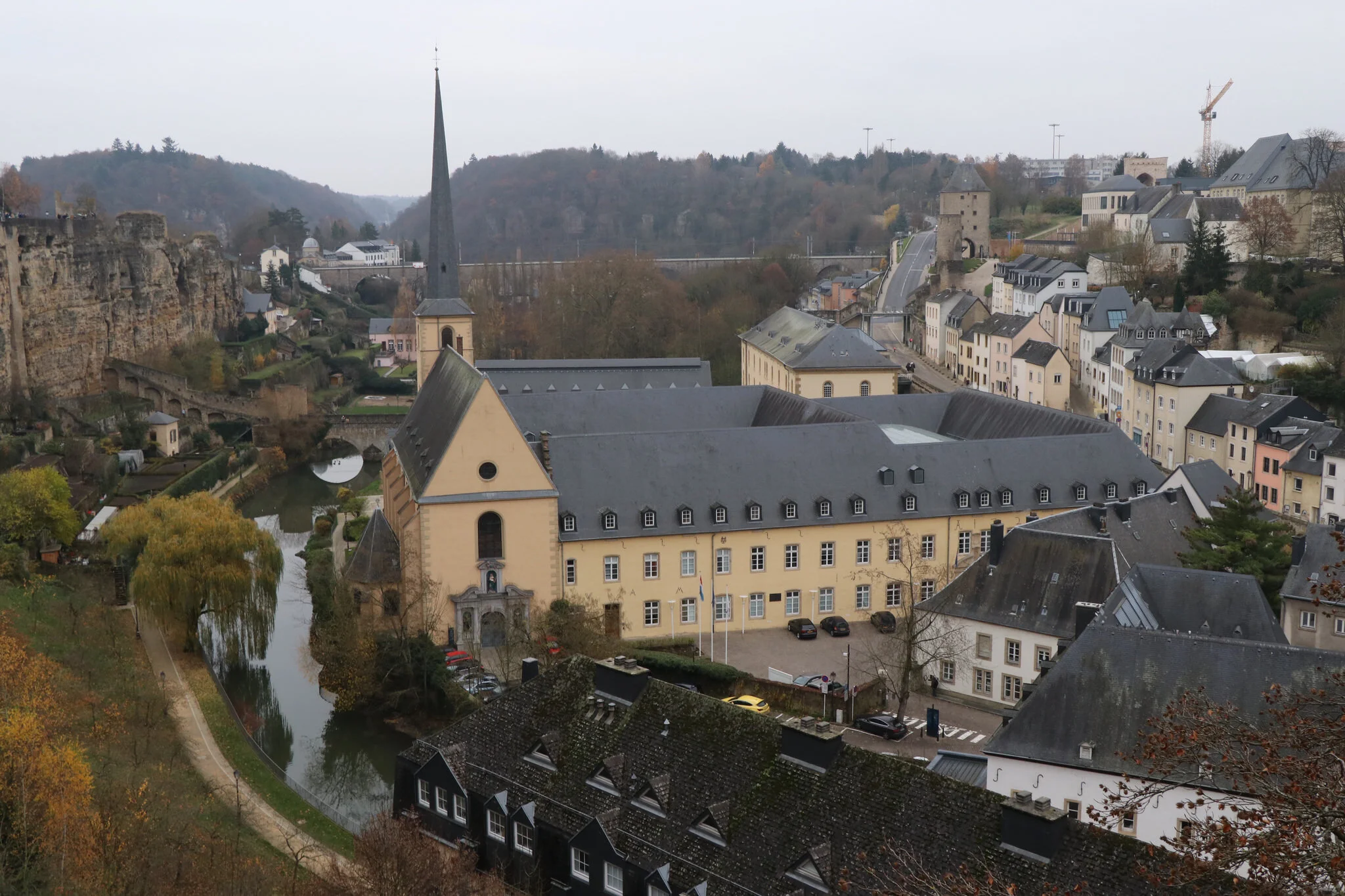 Le Chemin de la Corniche, Luxembourg:  is the view from “The Most Beautiful Balcony in Europe.” 