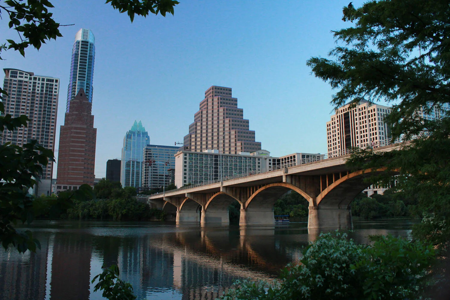 Evening in Austin, Texas.