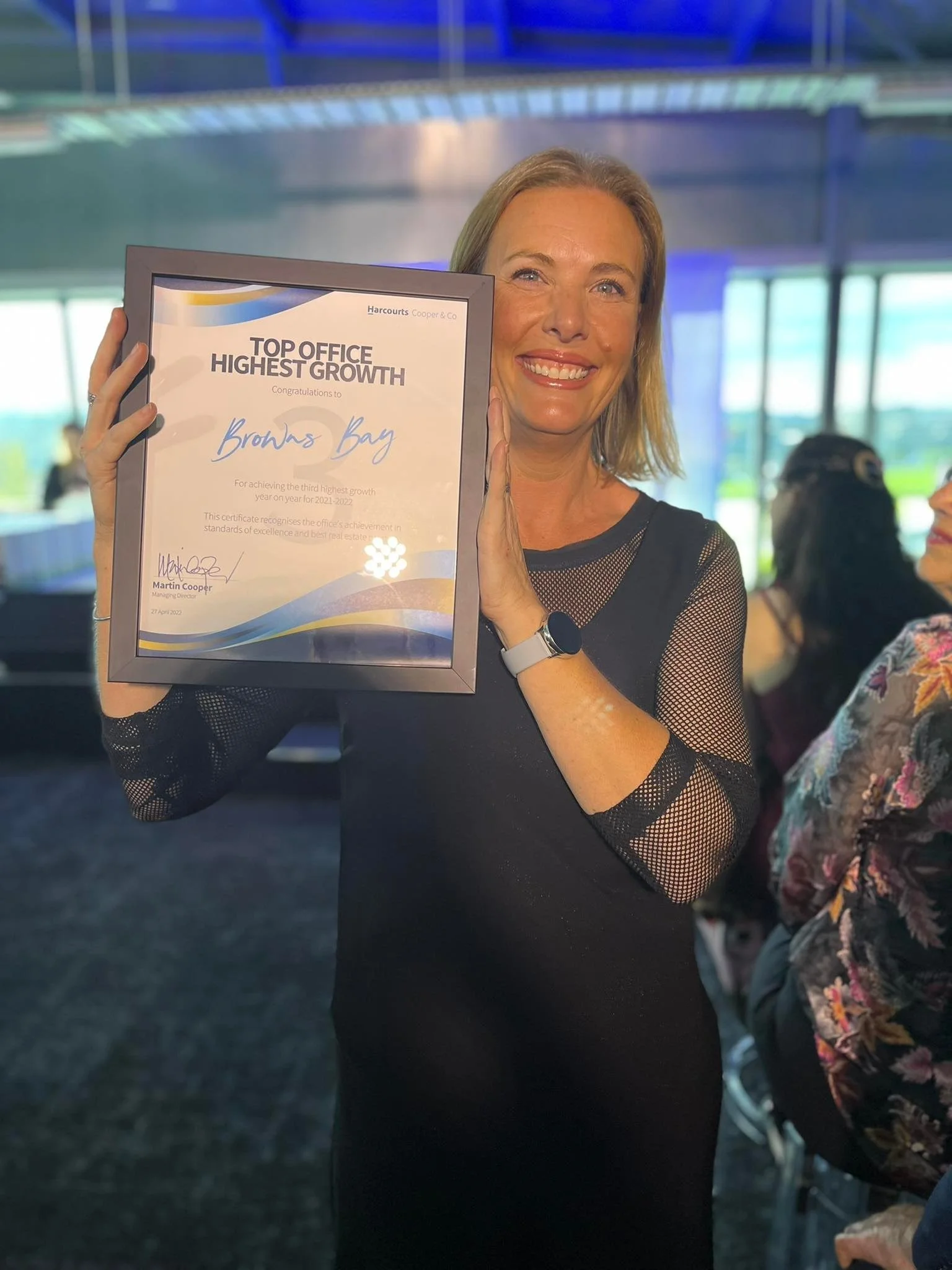 Top Office Highest Growth- Real Estate Harcourts Cooper & Co Browns Bay