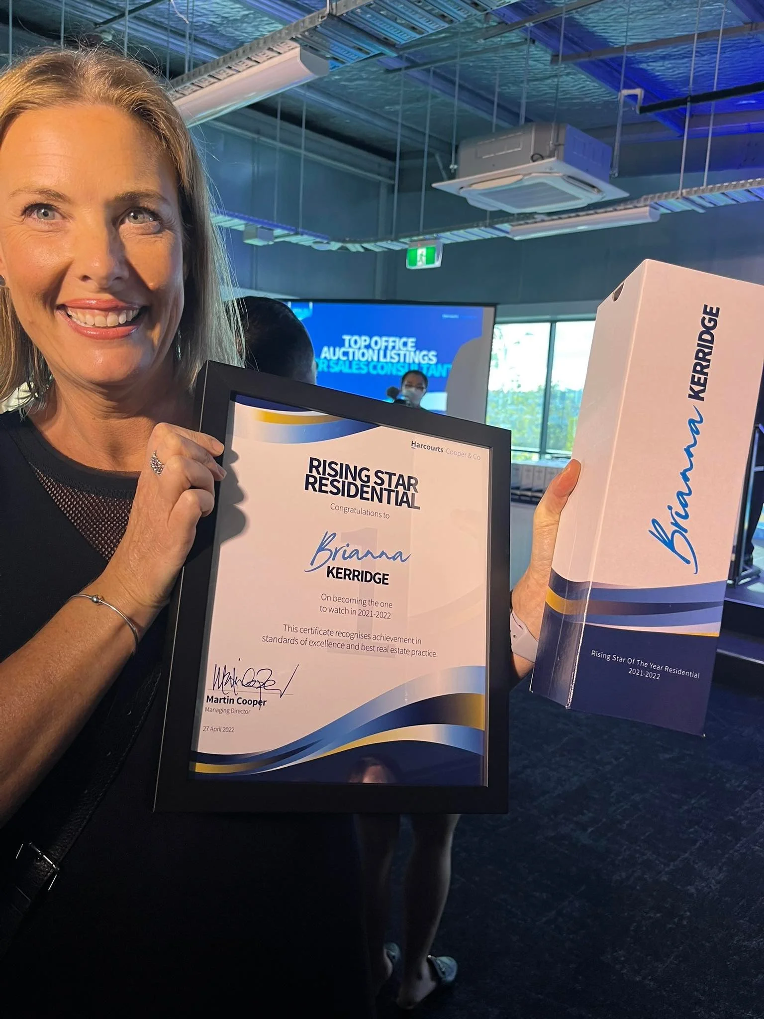 Rising Star - Brianna Kerridge Harcourts Cooper & Co Browns Bay