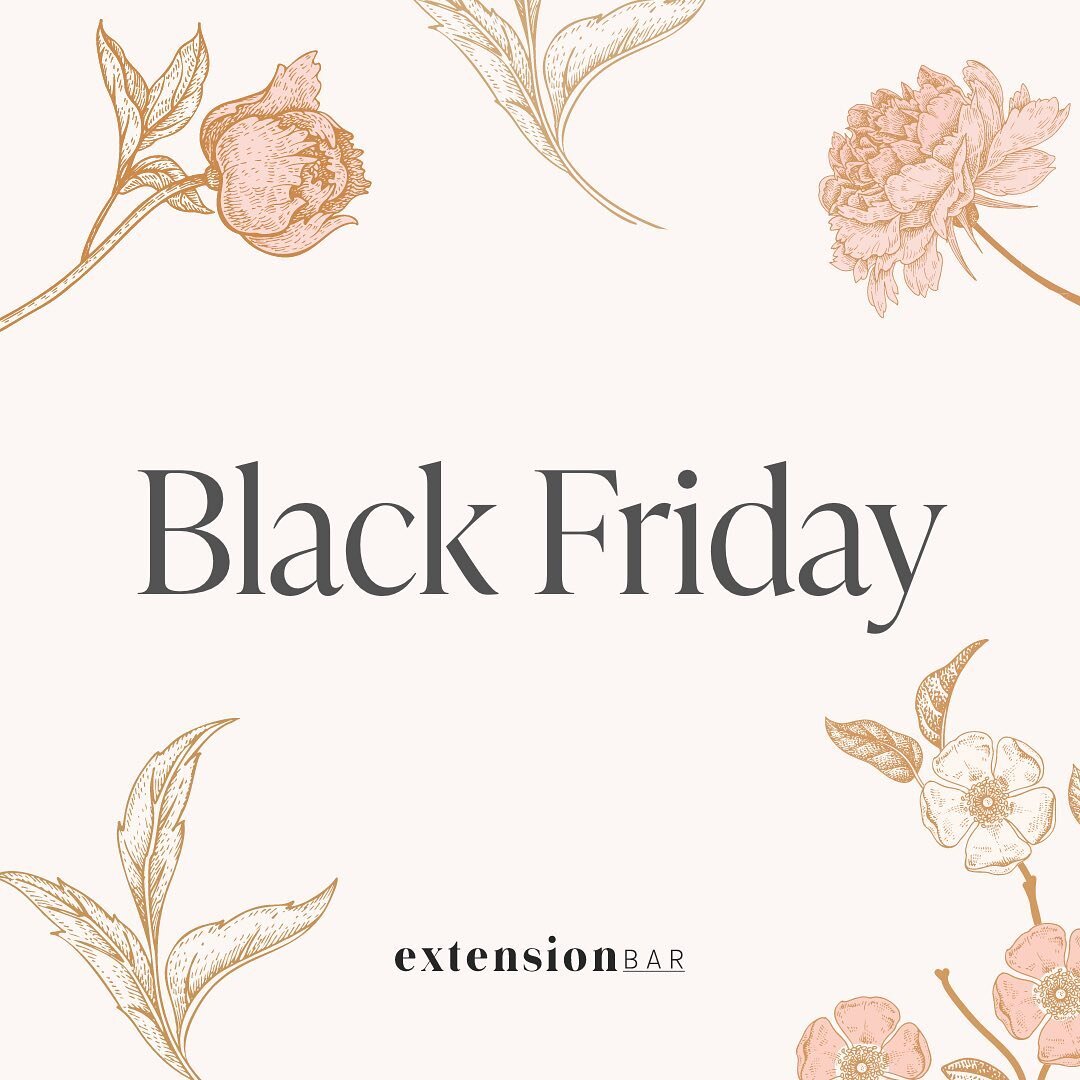 B L A C K  F R I D A Y✋🏼✋🏼⁣
STOP &amp; READ THIS ⁣
We are celebrating Black Friday and going all out! ⁣
⁣
🔴 Since Nov22-Nov28 ⁣
We are giving you $100.00 OFF a new extension package ⁣
🔴 $50.00 off a new set of Cl&iacute;p ins and Halo extensions 