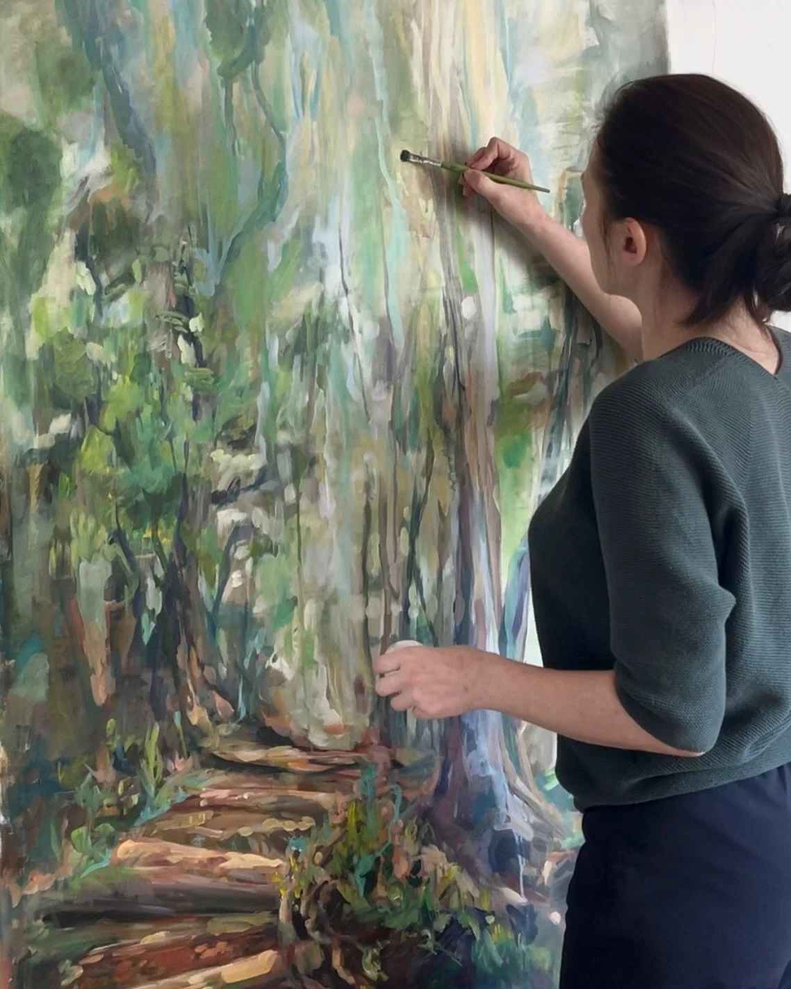 All paintings  from my references. It is important for me to see and feel the beauty of the moment in nature myself, so that later it can be conveyed on canvas.