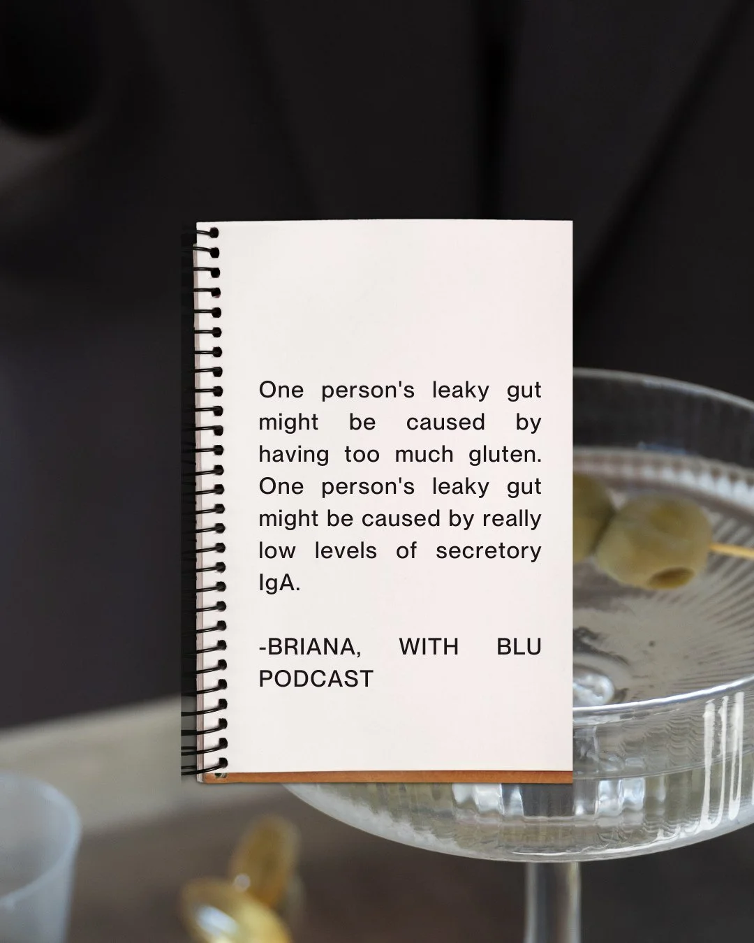 Like anything, drivers of leaky gut can vary a lot from person to person. So identifying them is key, and microbiome testing helps us do this ! ⁠
⁠
Listen to Episode 19 of With Blu now wherever you get your podcasts 🎧️