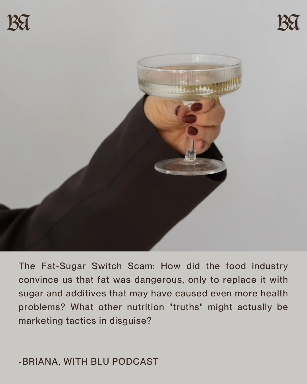 Fearful of fats ? Episode 22 of With Blu is for you 🥑 🫒