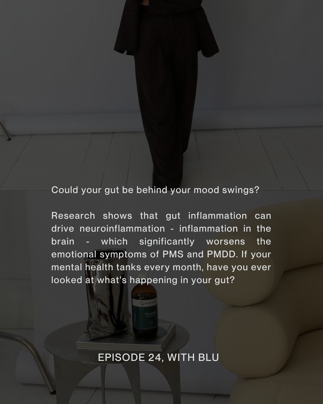 New episode now live ! Part 1 of the hormone series on all things PMS and PMDD, something I see every week in clinic.⁠
⁠
⁠
#healthpodcast #naturopath #nutrition #pms #pmdd
