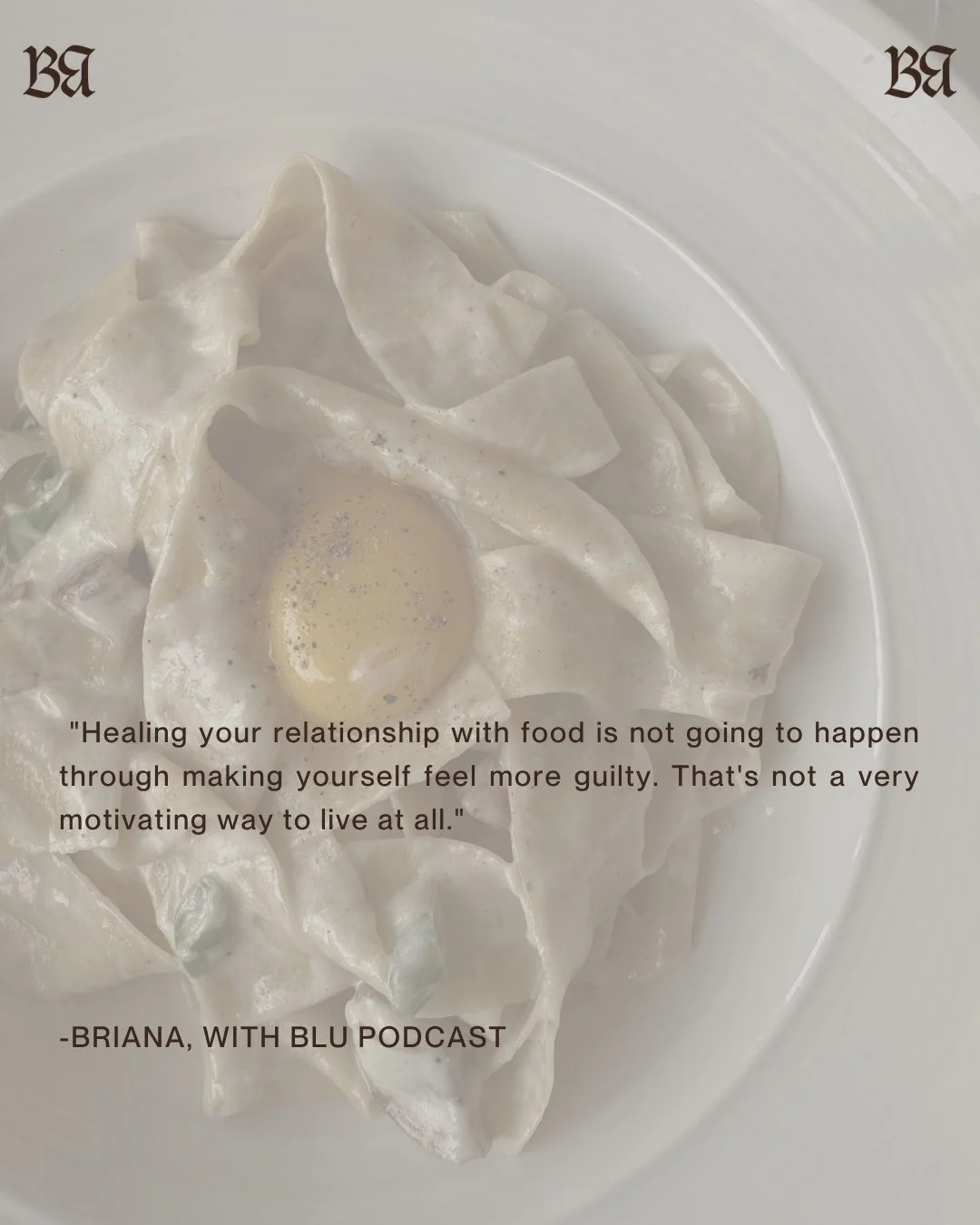 NEW EPISODE JUST DROPPED ! On healing your relationship with food, listen wherever you get your poddy's 🎧️