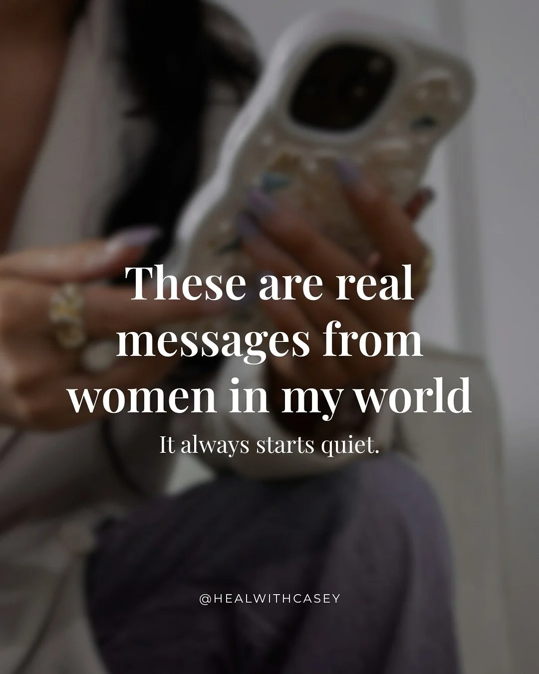 These are real messages from women in my world. The kind that land at 8pm when the fridge hums louder than your thoughts. 
No one really talks about that hunger.

The one that hits when the house goes quiet, when you&rsquo;ve been &ldquo;good&rdquo; 