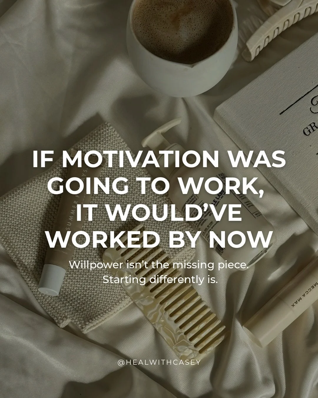 If you&rsquo;re feeling weirdly unmotivated right now&hellip;you&rsquo;re not doing anything wrong.
 You&rsquo;ve probably seen every gym ad. Every &ldquo;new year, new you&rdquo; planner. And maybe even tried to start again. 
But something in your b