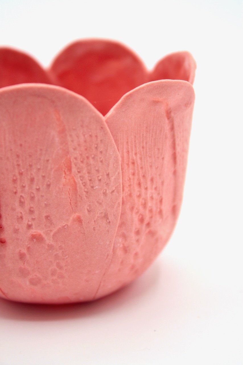Crayfish petal pot (watermelon pink)