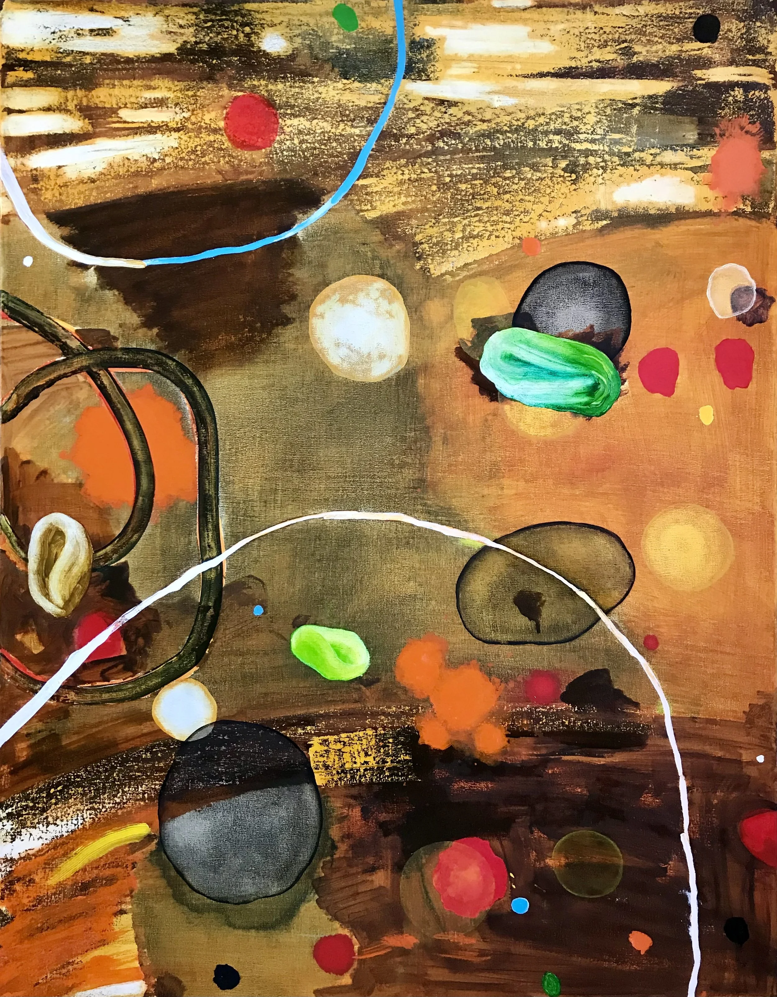 Constituent Parts, 2025, oil on canvas, 91x71cm
