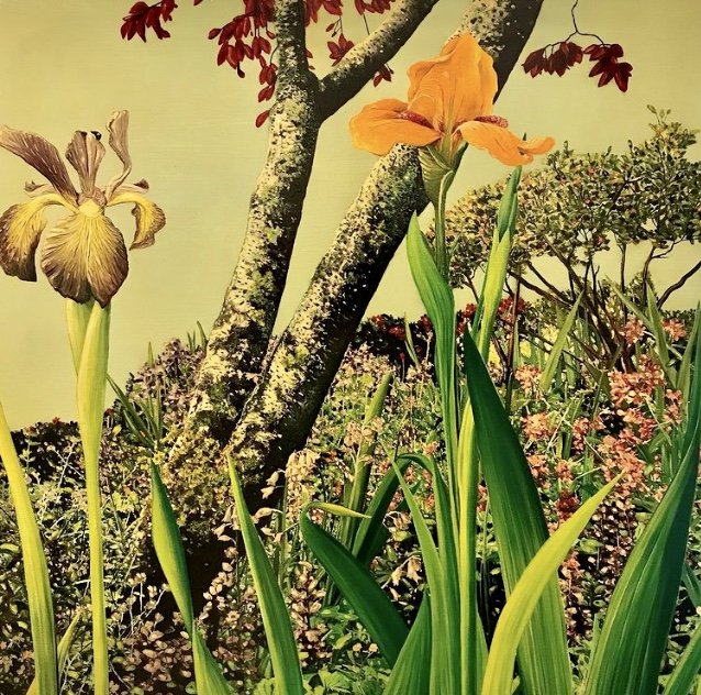 Blackheath Garden, 2021, oil on canvas, 60x60cm, SOLD