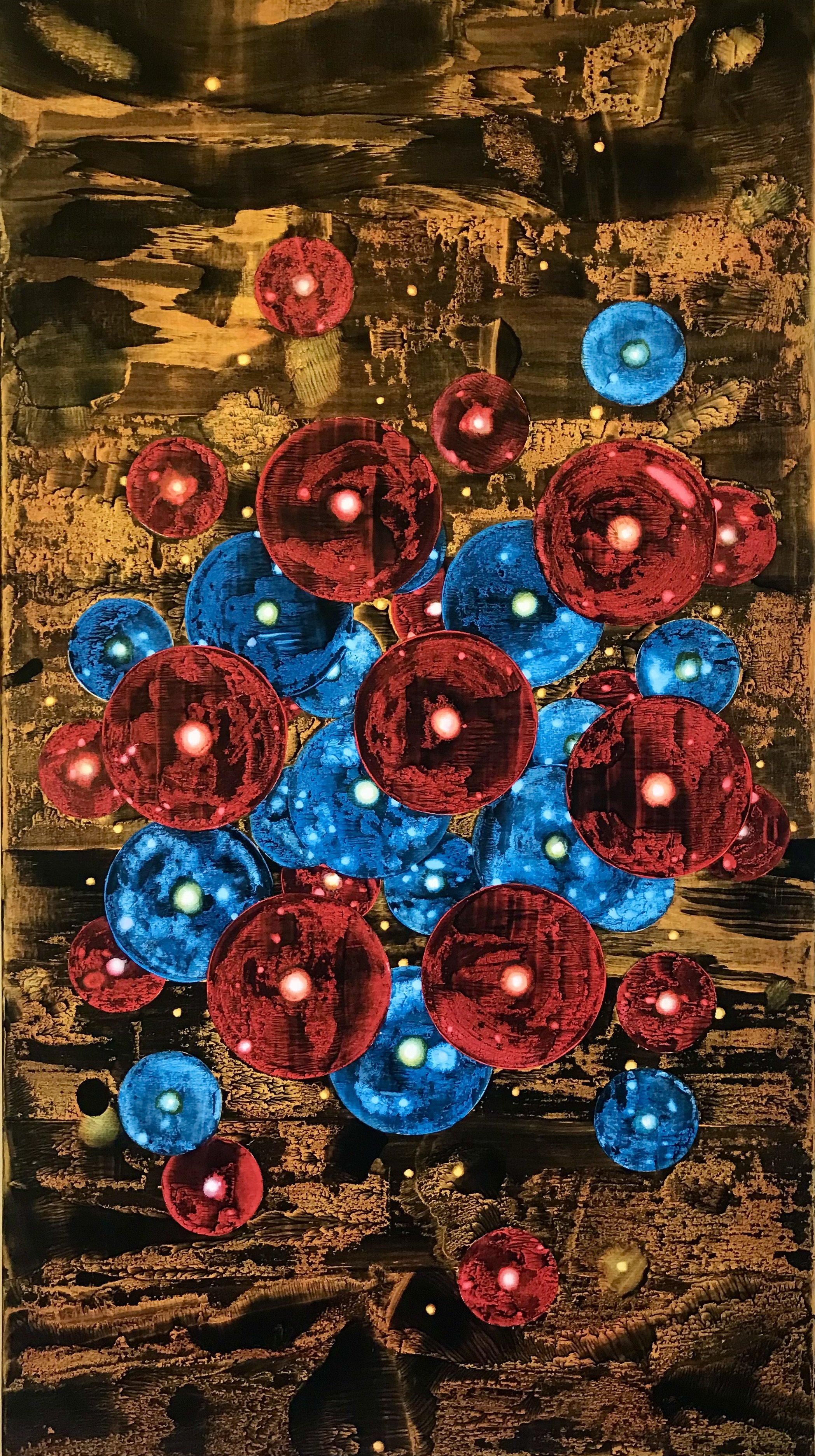 Sequence of Processes, 2024, oil on canvas, 101x56cm