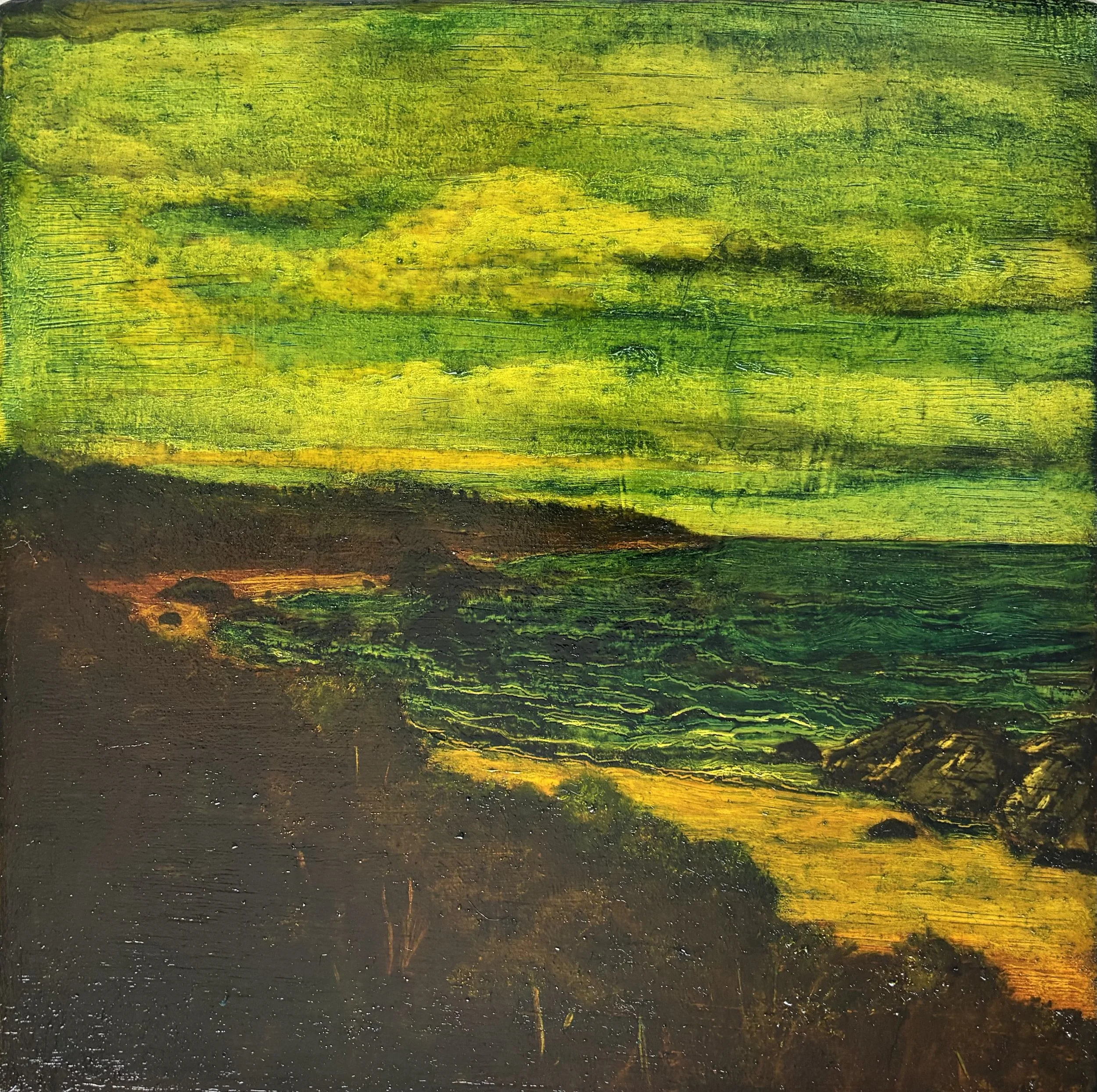Fragment4, 2026, oil on canvas, 20x20cm
