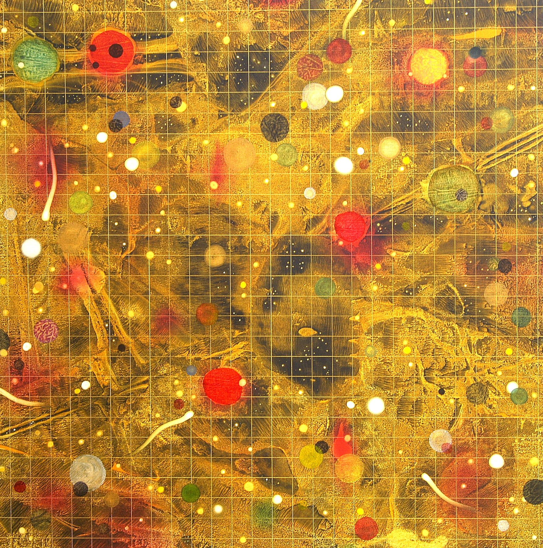 Light us Deep, 100x100cm, SOLD