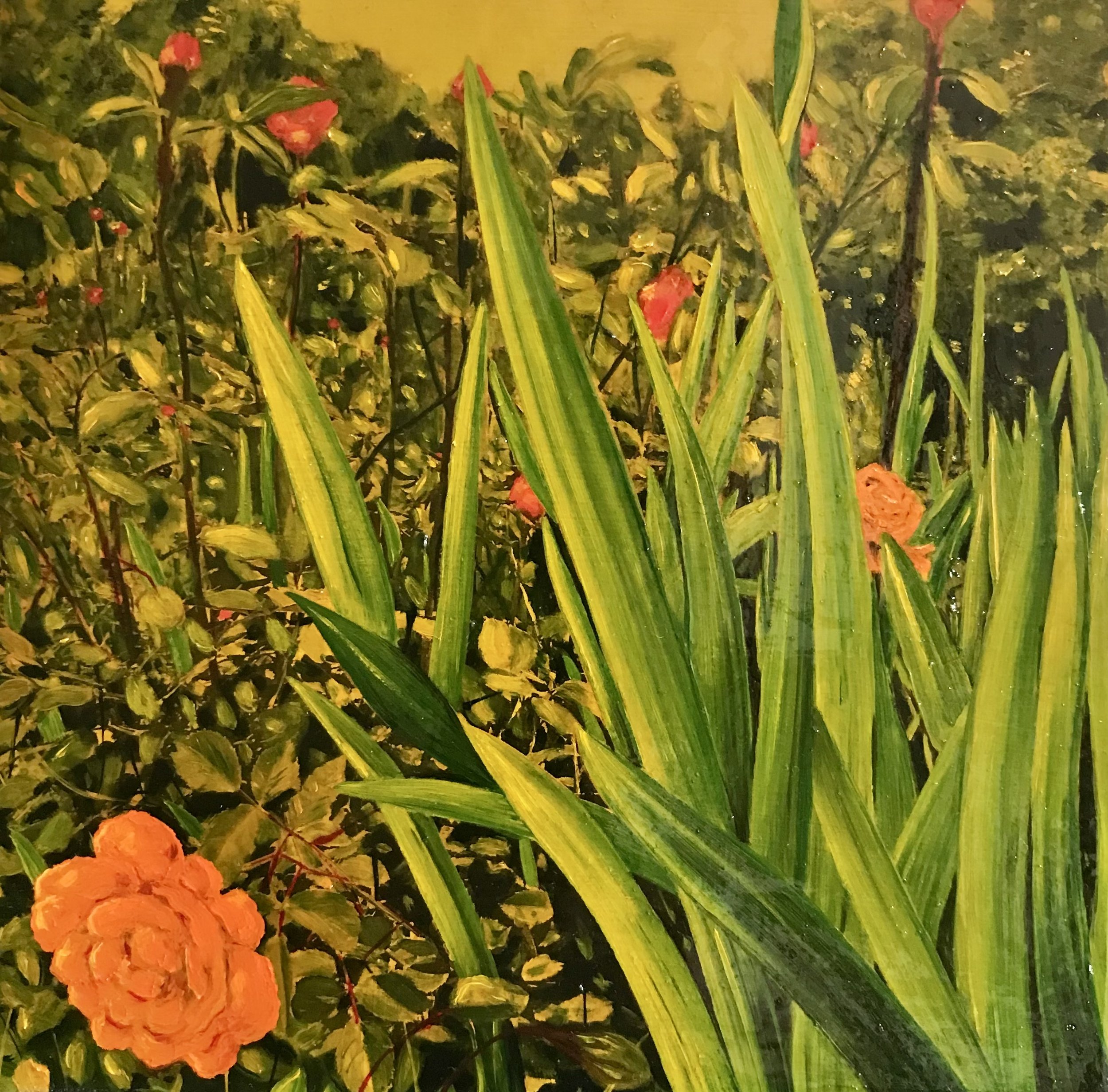 Blackheath Garden, 2022, oil on canvas, 20x20cm