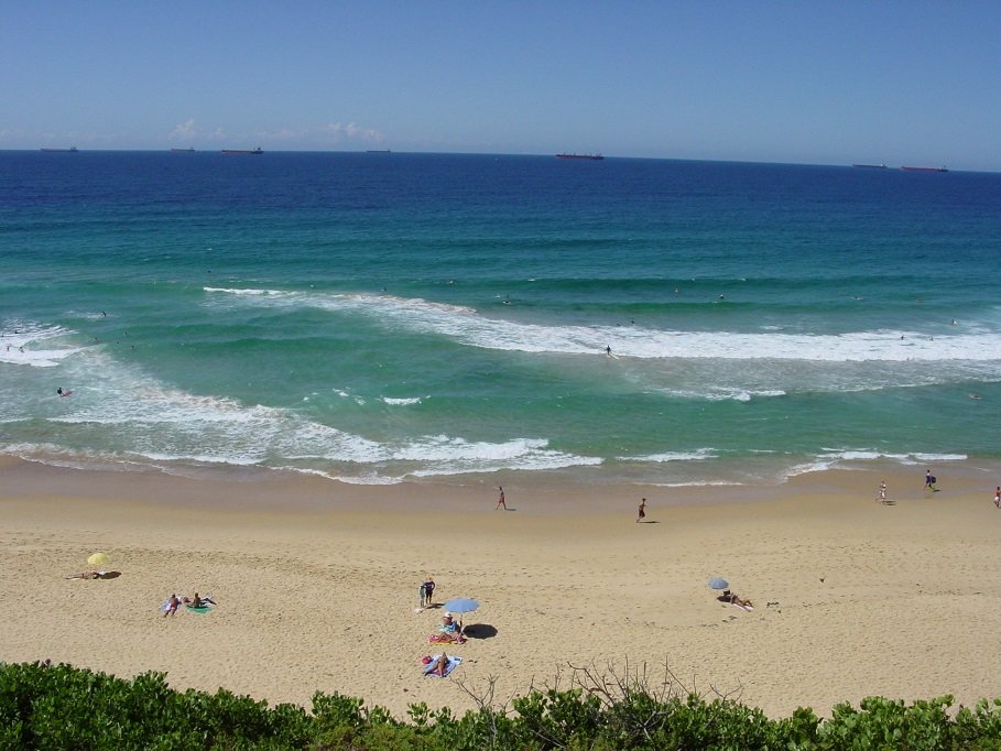 Channelised rip current at Dixon Park Beach in Newcastle, NSW Australia (Photo Rob Brander)