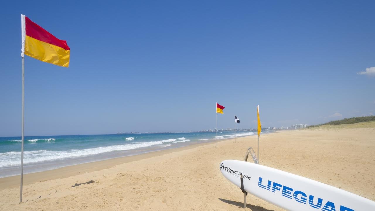 The red and yellow flag system used on Australia beaches (Photo SLSA)