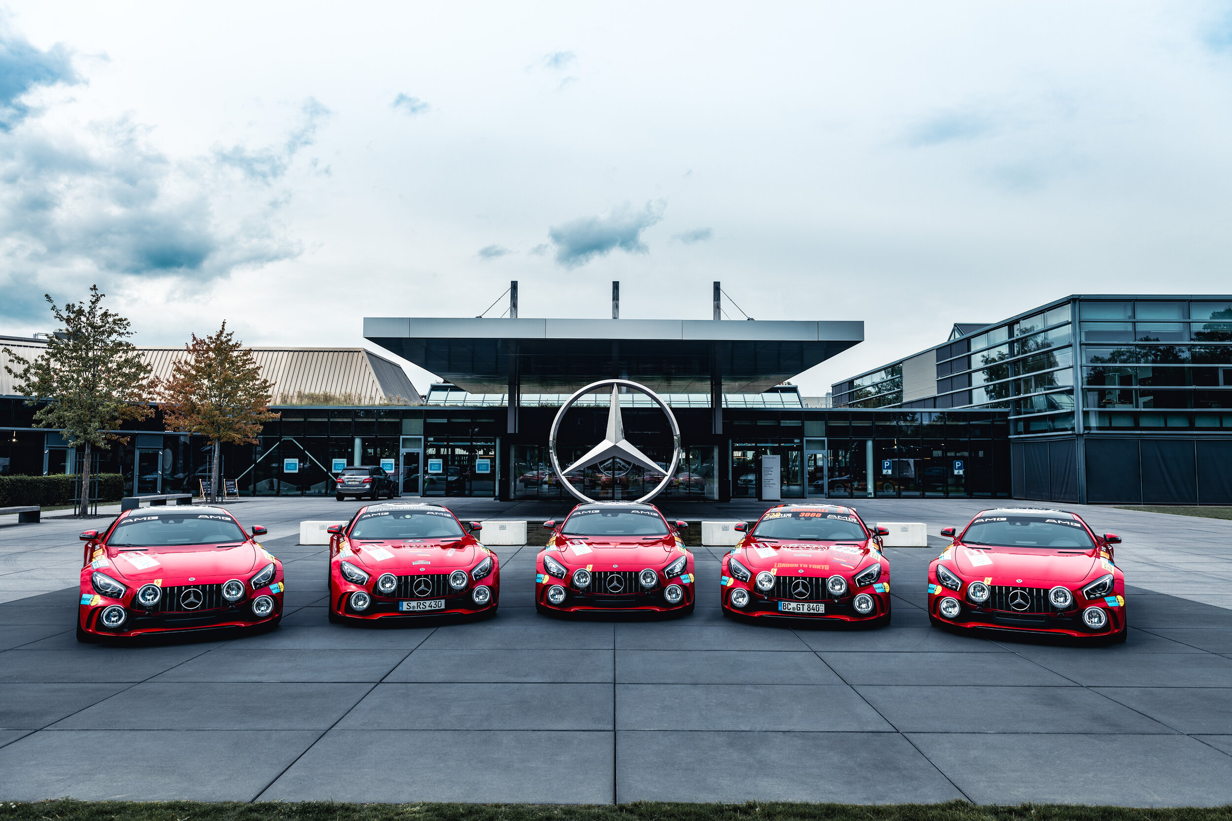 MERCEDES AMG GT ROTE SAU 1 OF 5