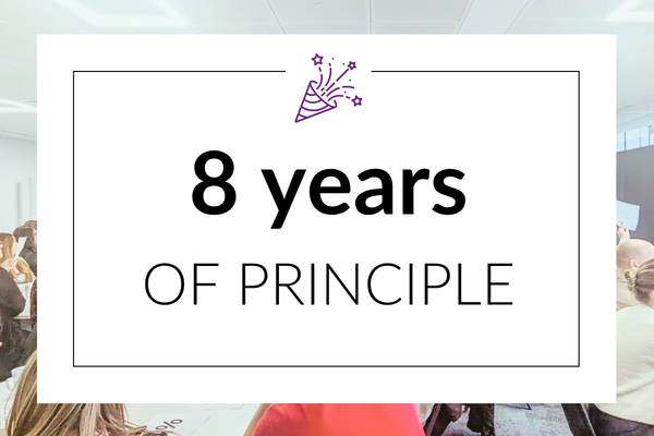 Principle turns 8