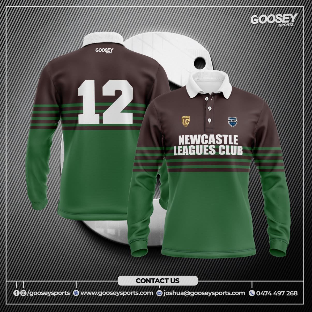 LeagueCastle Long Sleeve Cotton Jersey