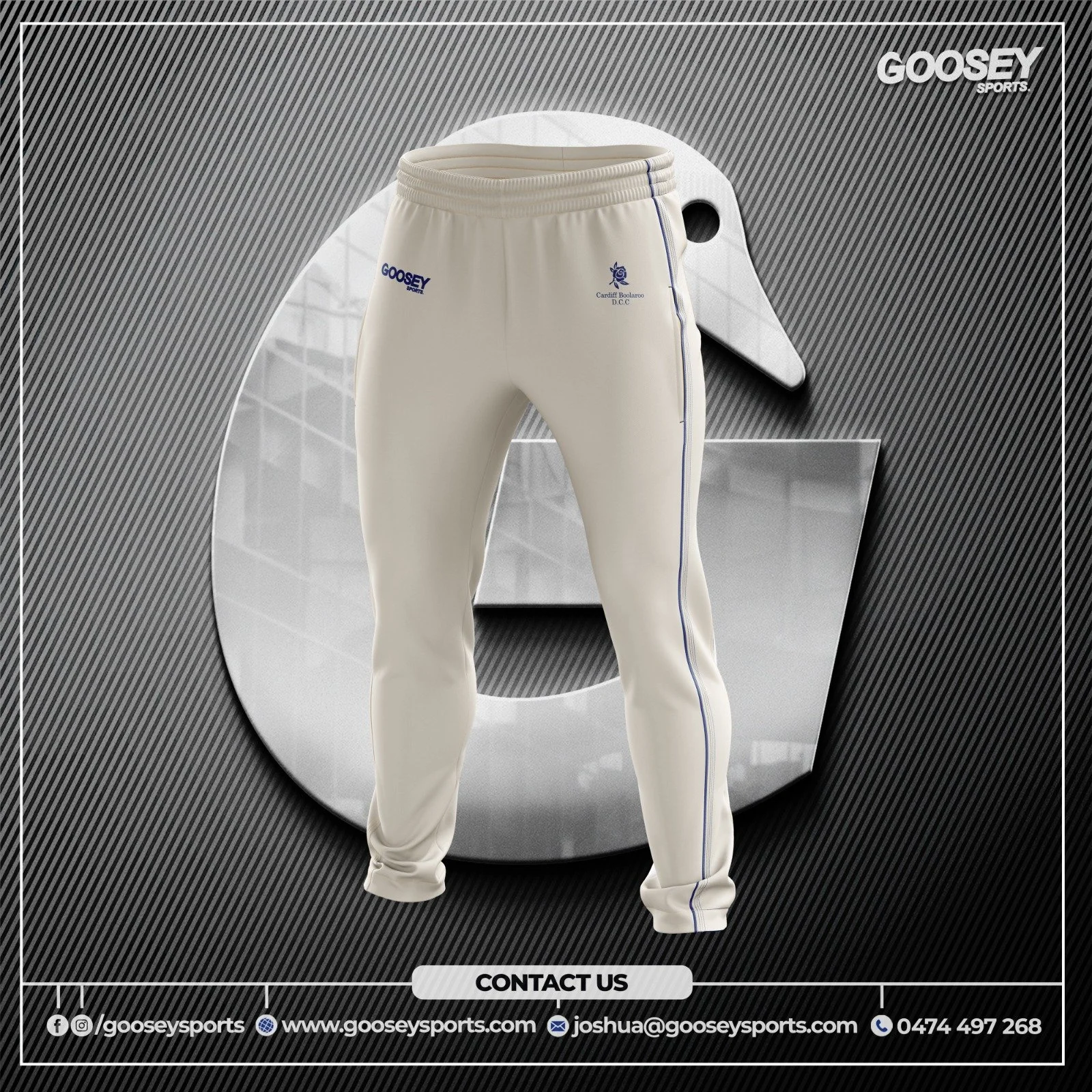 White Playing Pants
