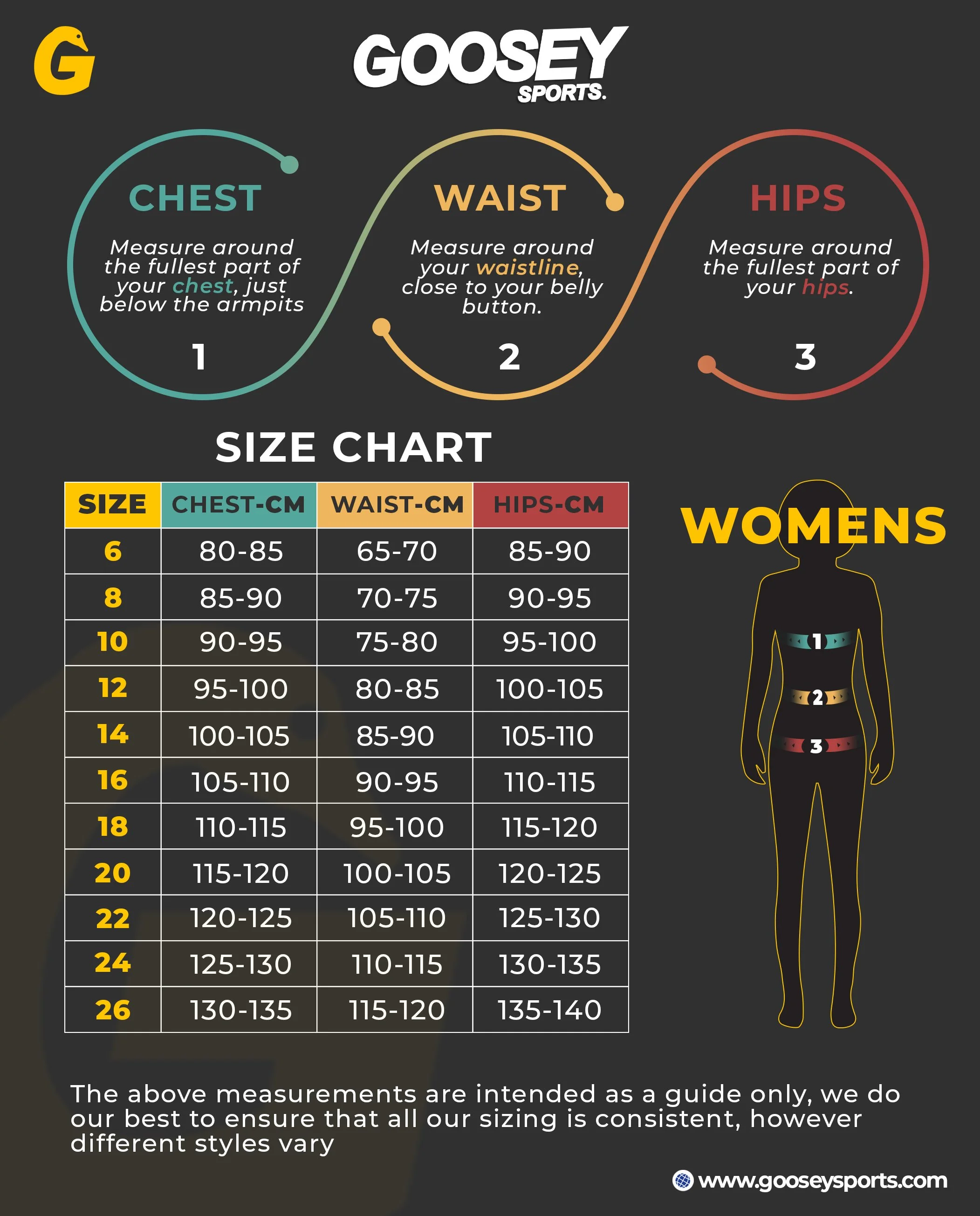 Goosey Sports Size Chart - Womens.jpeg