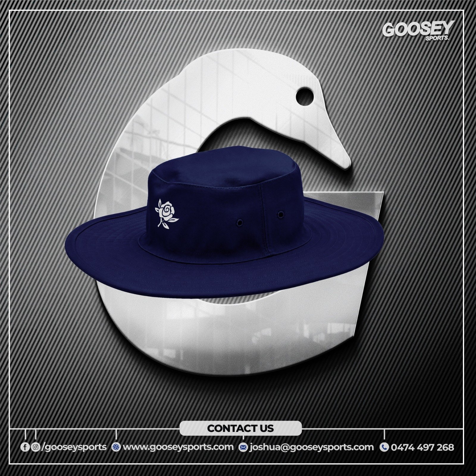 Sun Hat - Navy Blue